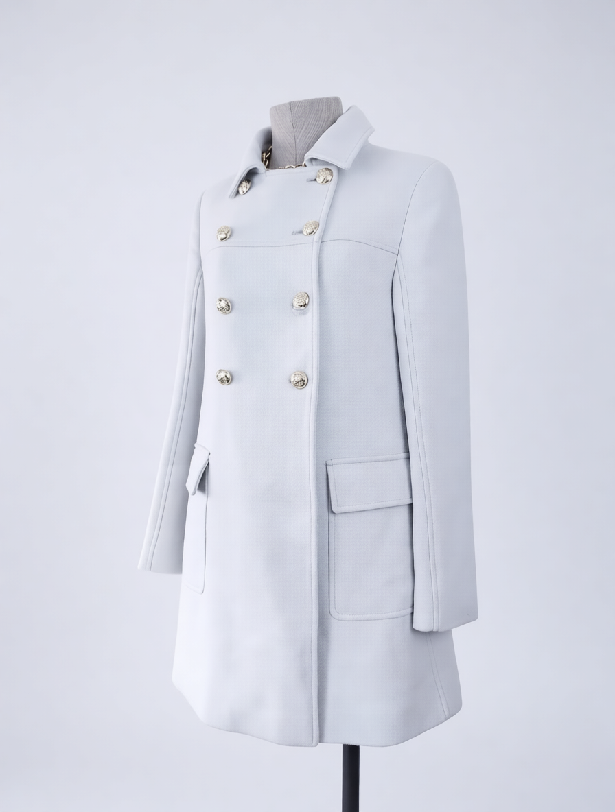 Manteau court en laine ZARA