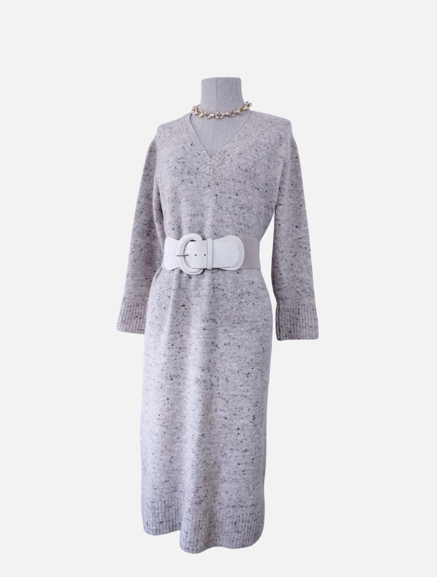 Vestido MASSIMO DUTTI Italy  Invierno Jaspeado Abrigador