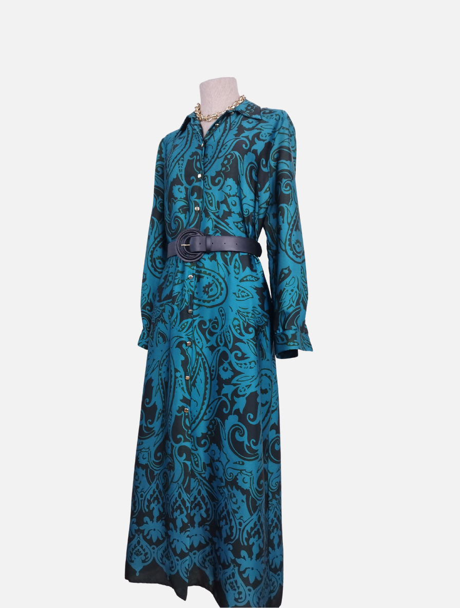 Robe chemise longue en satin ZARA