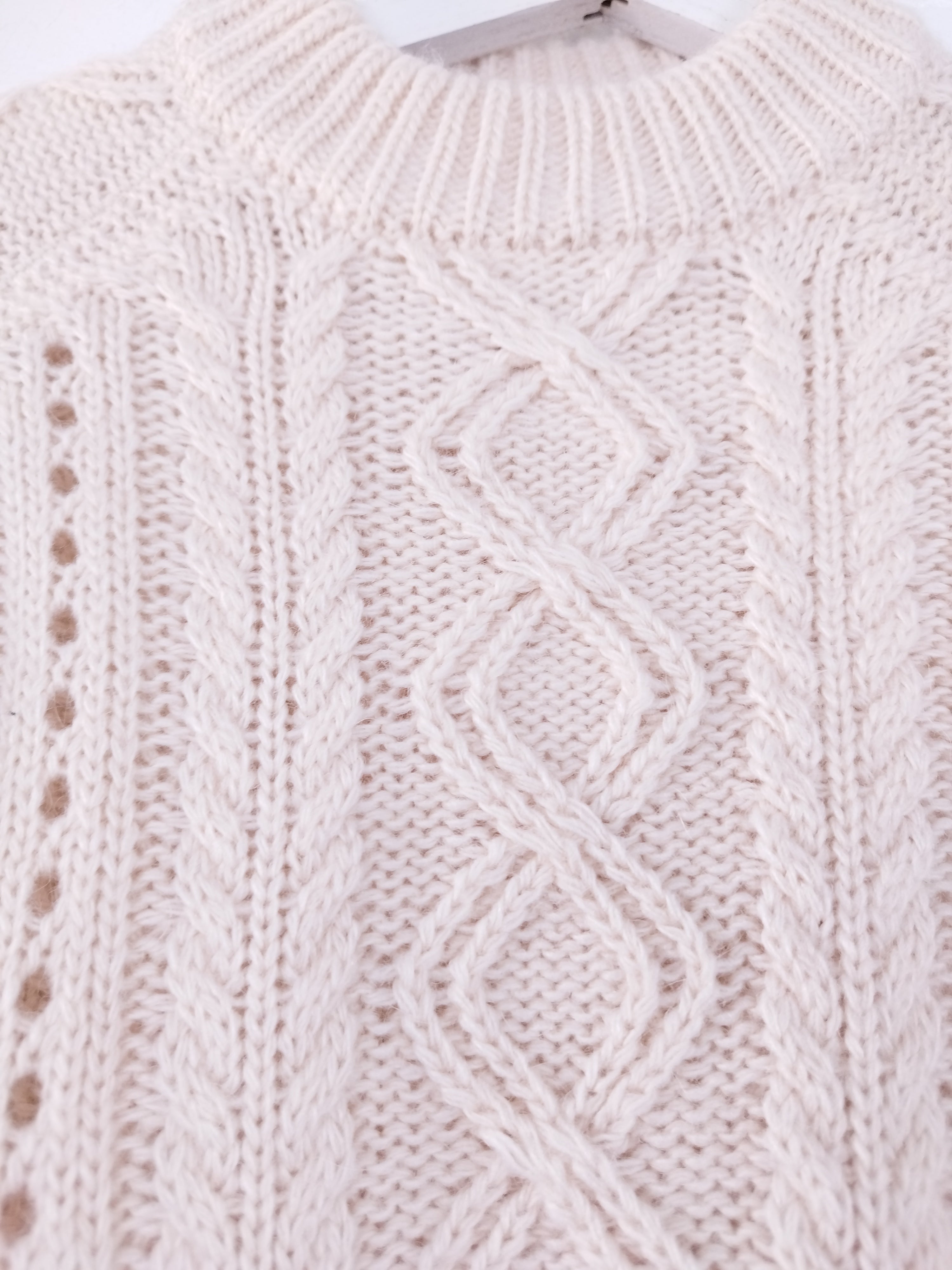 Jersey SCOTCH & SODA Punto Trenzado Jacquard Lana Alpaca