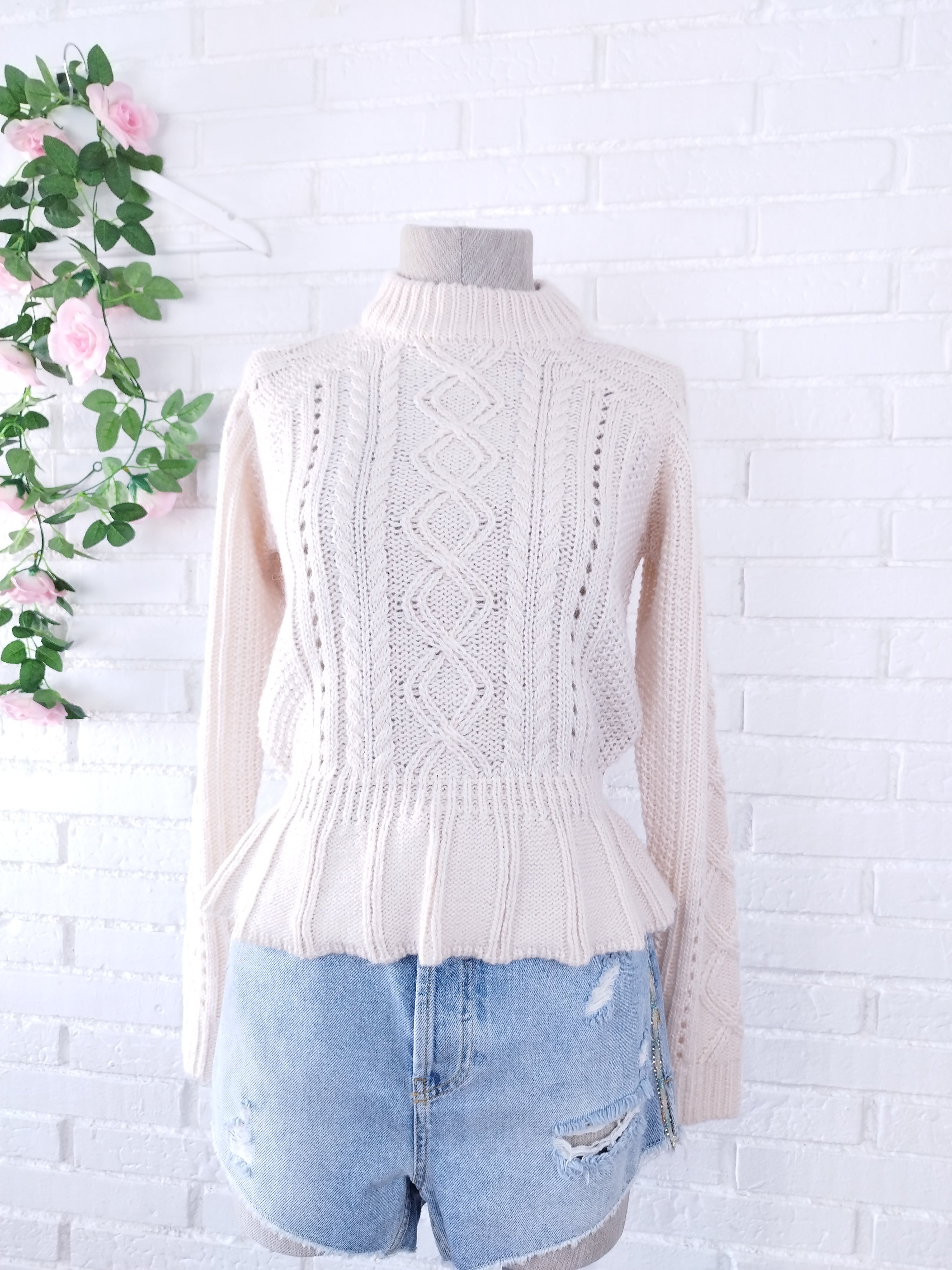 Jersey SCOTCH & SODA Punto Trenzado Jacquard Lana Alpaca