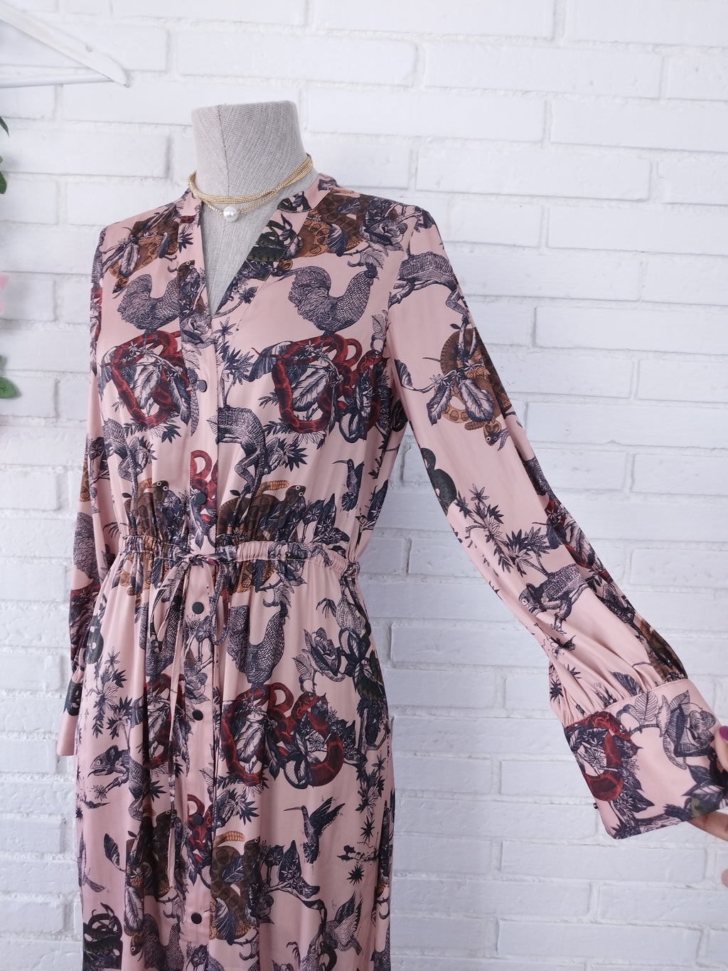 Vestido SCOTCH & SODA Midi Camisero Floral