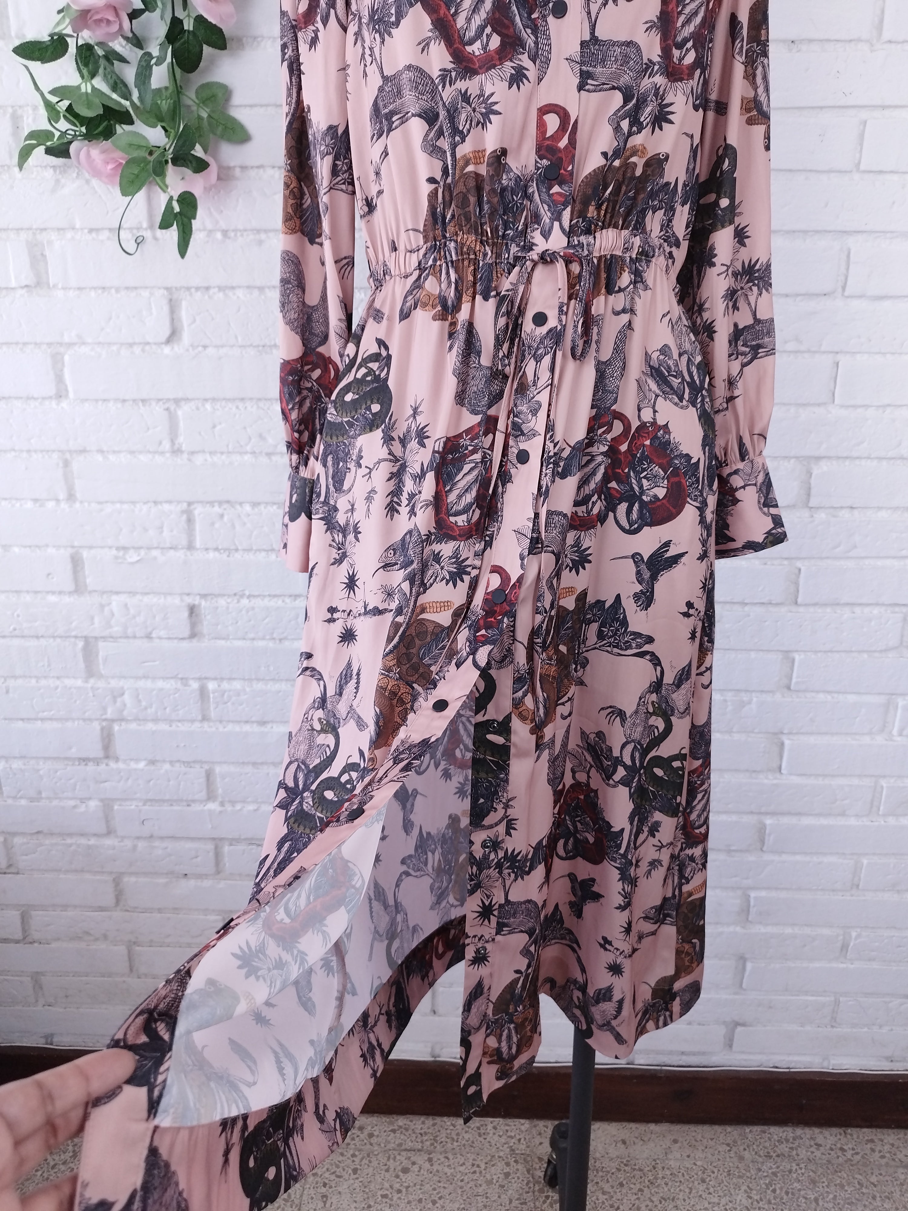 Vestido SCOTCH & SODA Midi Camisero Floral