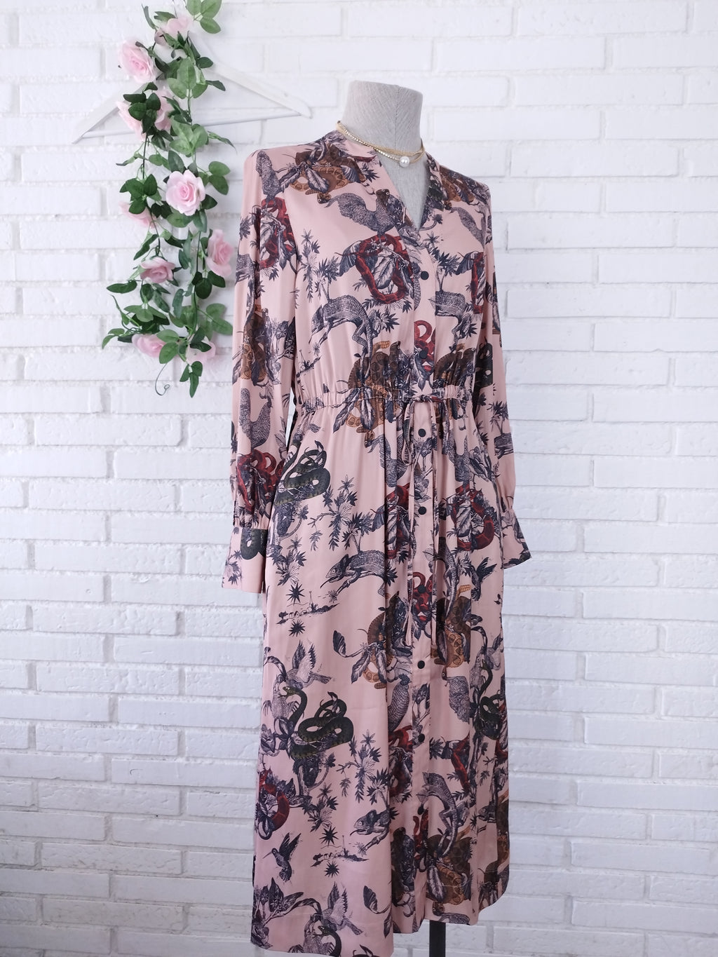 Vestido SCOTCH & SODA Midi Camisero Floral