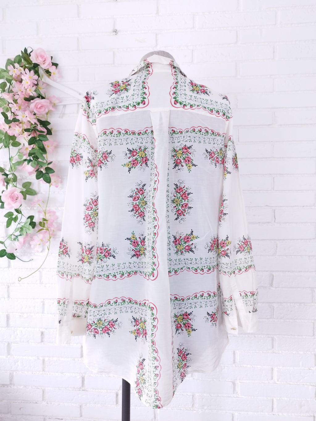 Blusa Larga TODY BURCH Floral Ligera