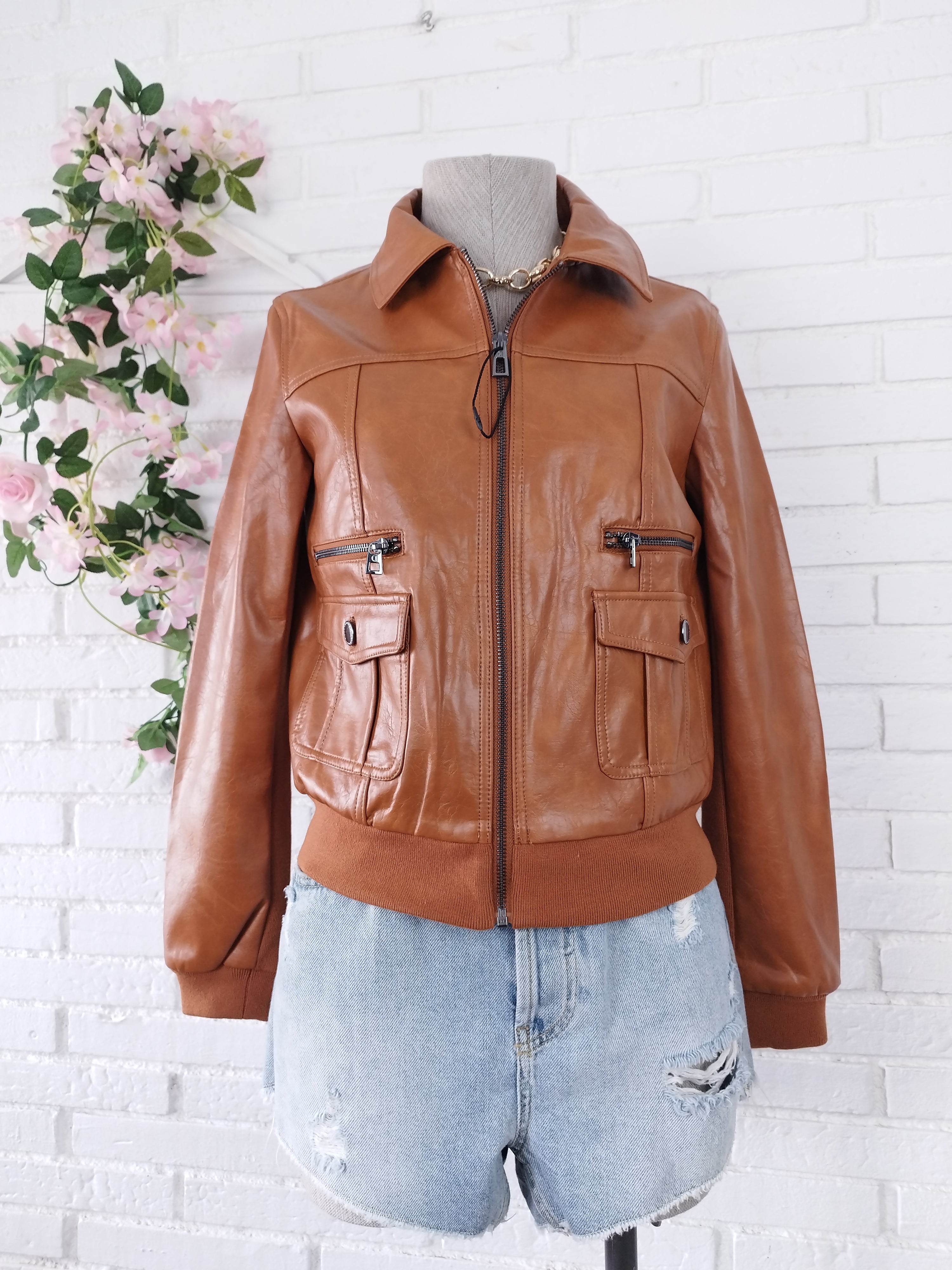 Veste aviateur en similicuir DESIGUAL