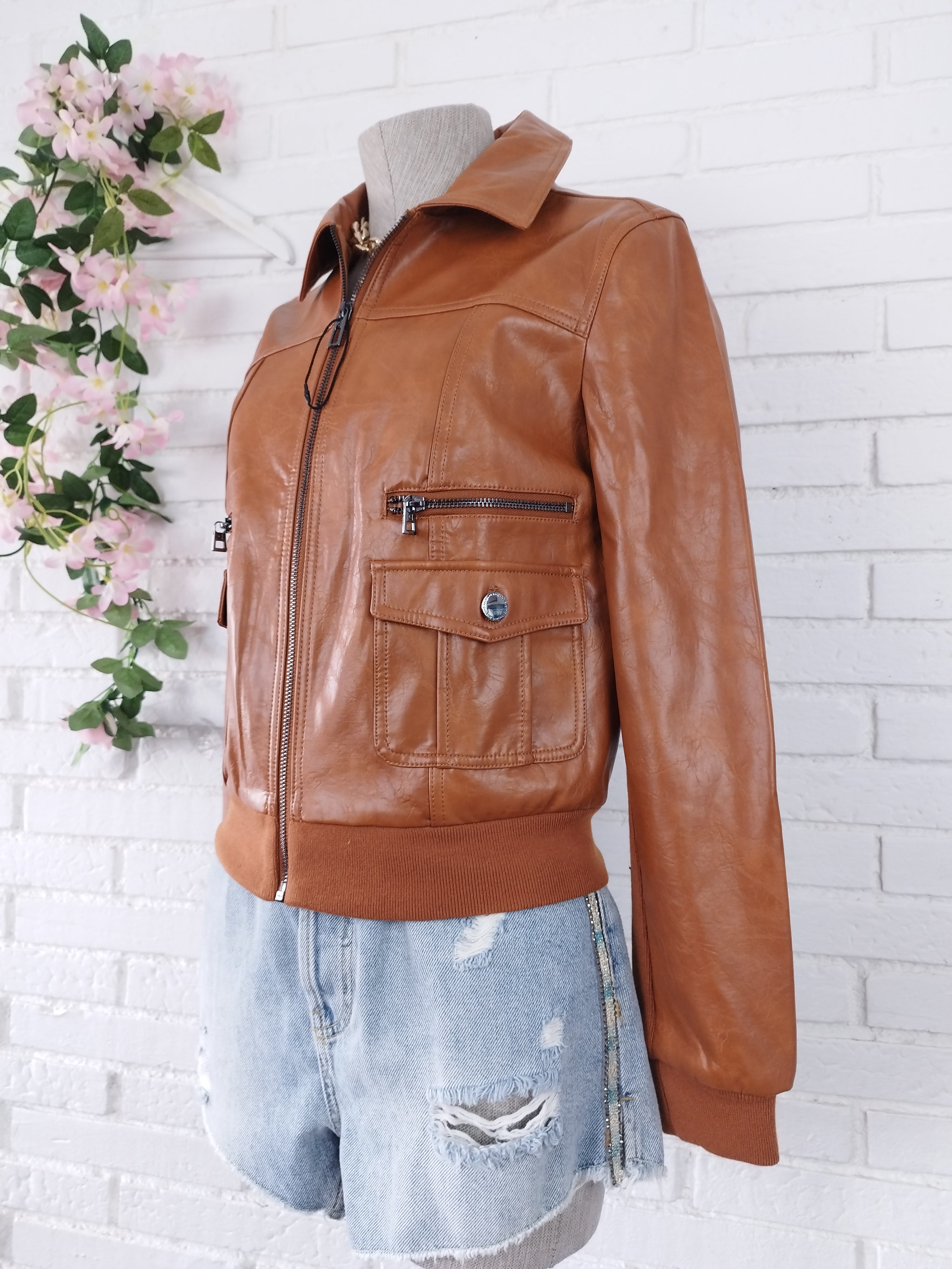 Veste aviateur en similicuir DESIGUAL