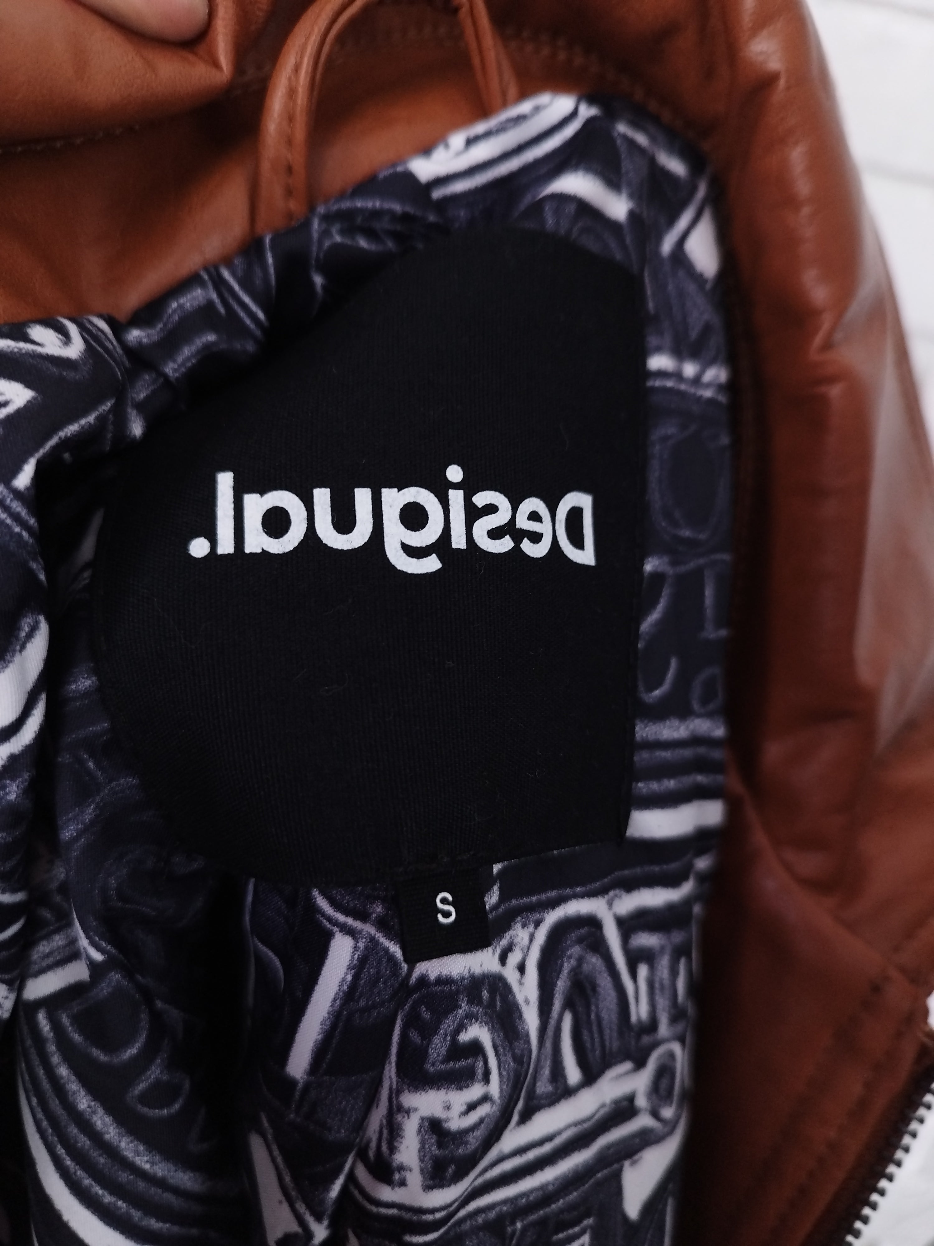 Veste aviateur en similicuir DESIGUAL