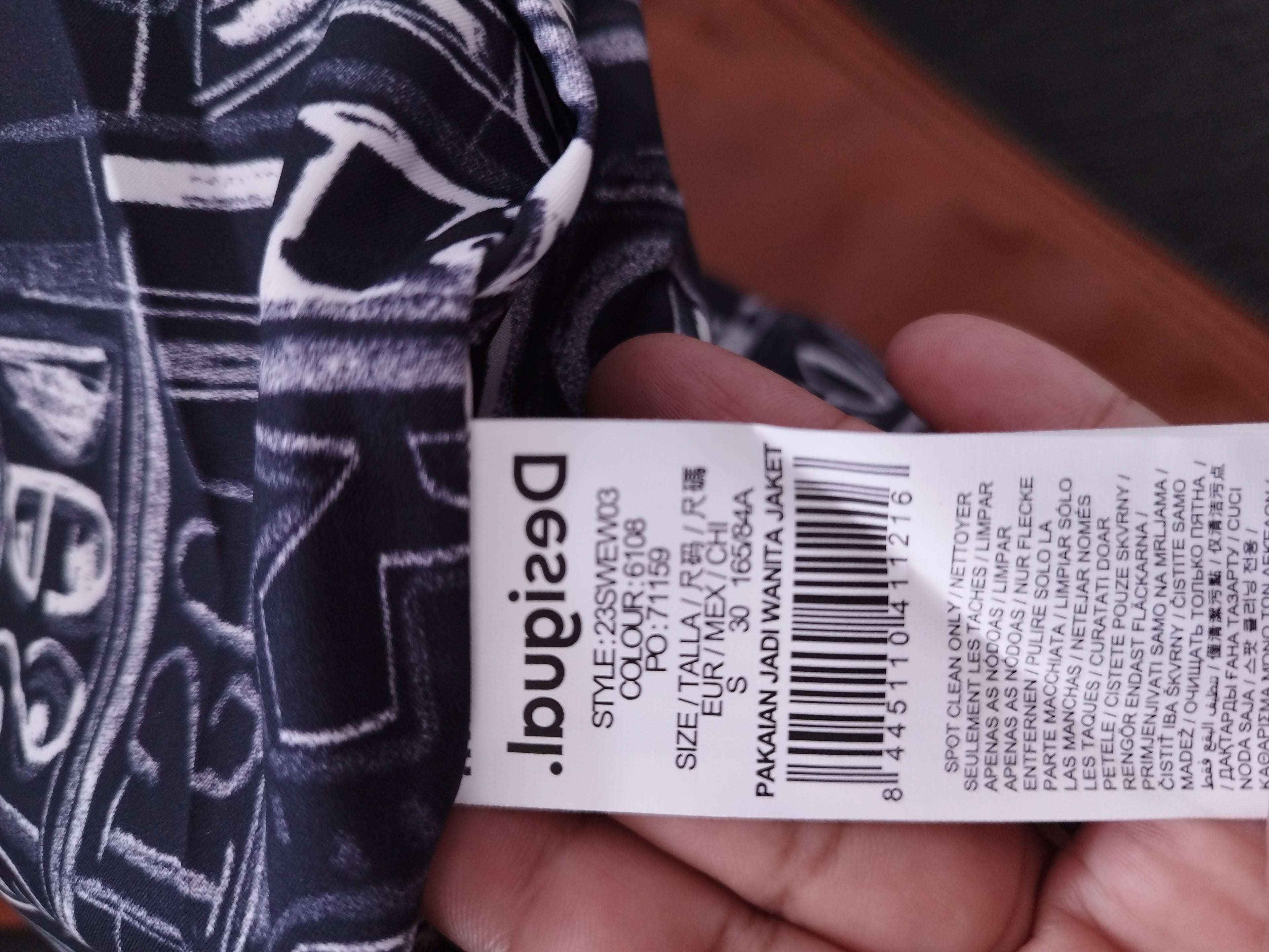 Veste aviateur en similicuir DESIGUAL