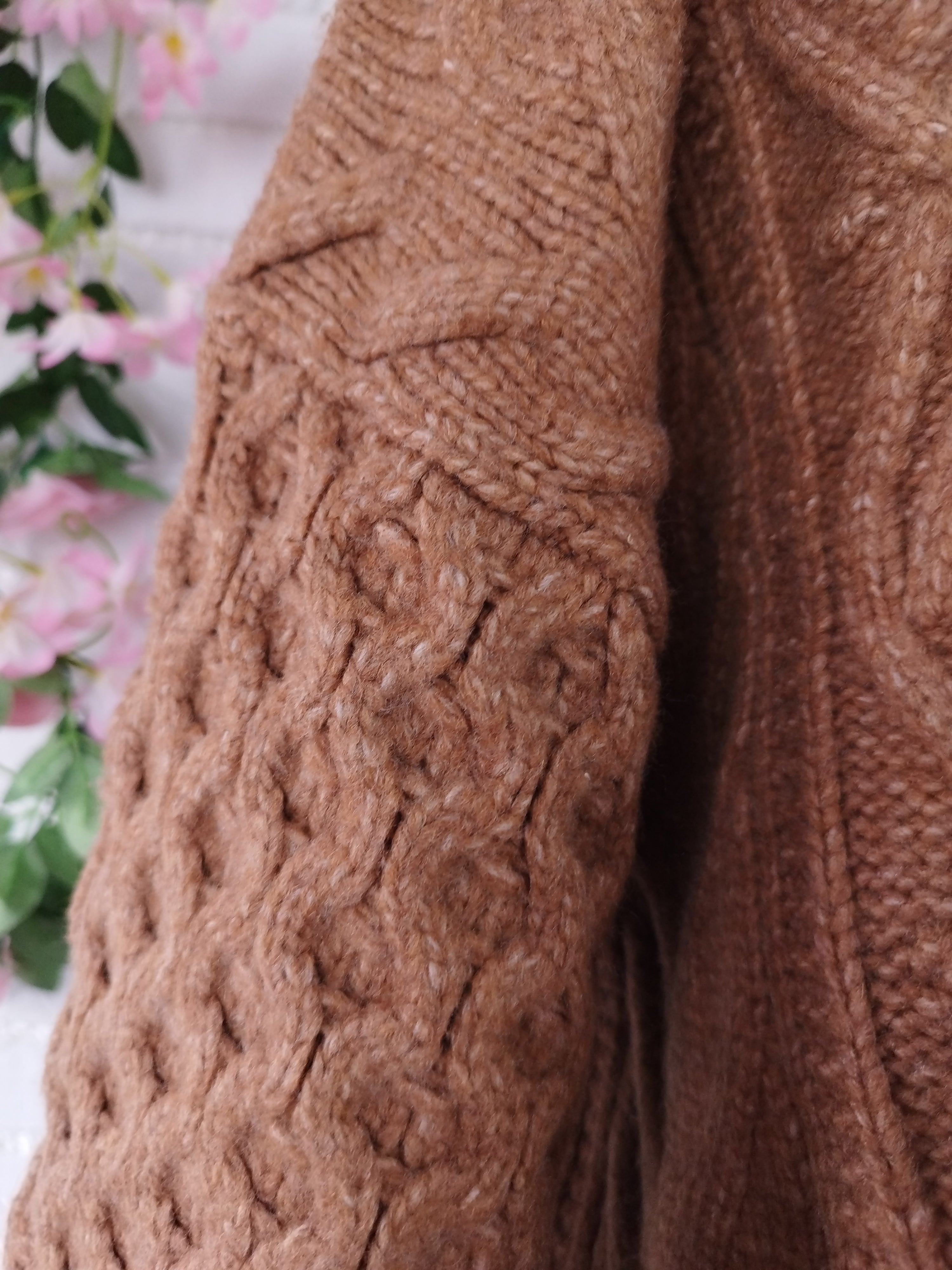 Gilet tressé épais oversize SALSA