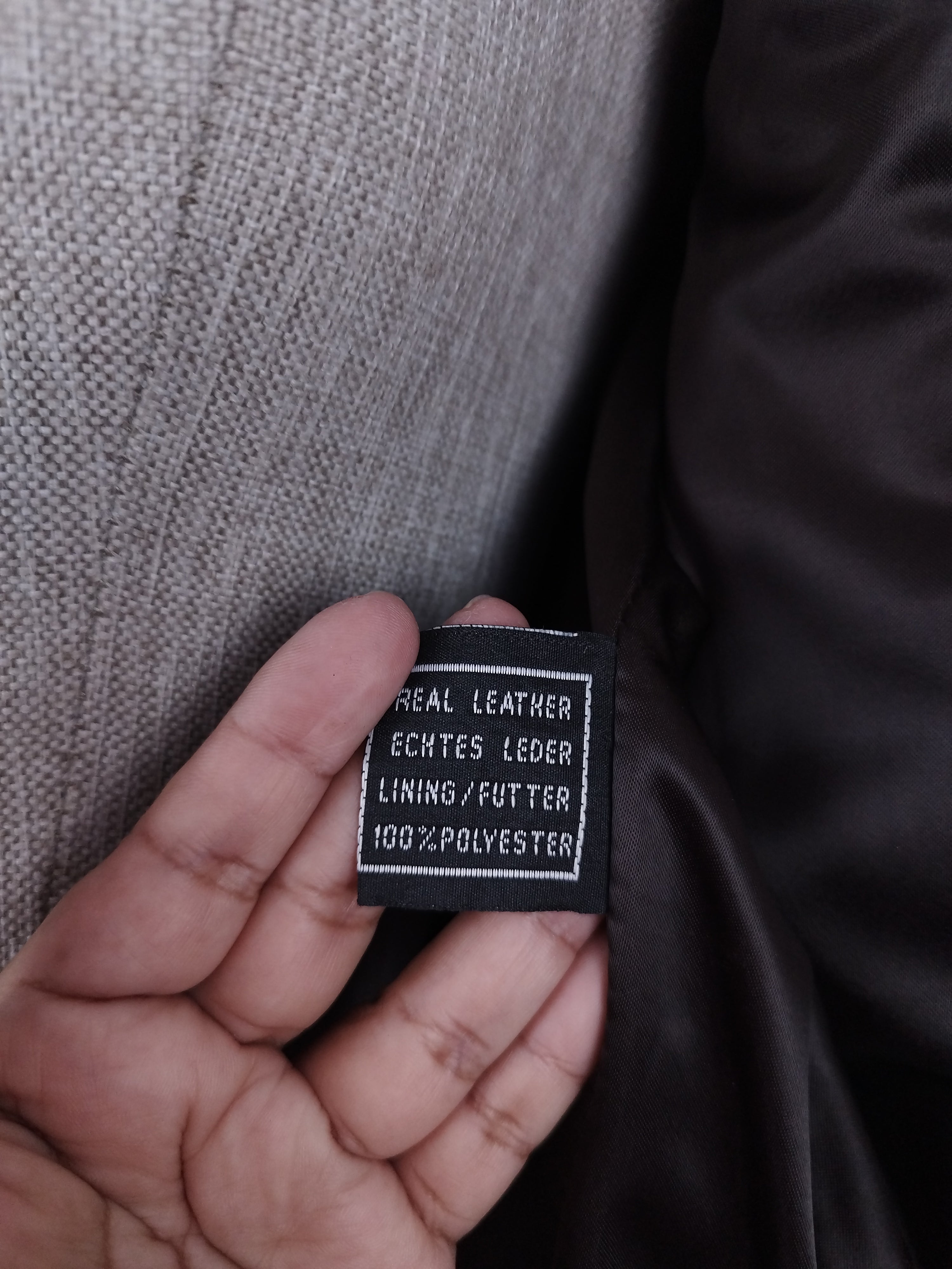 Veste de motard vintage en cuir véritable des années 90