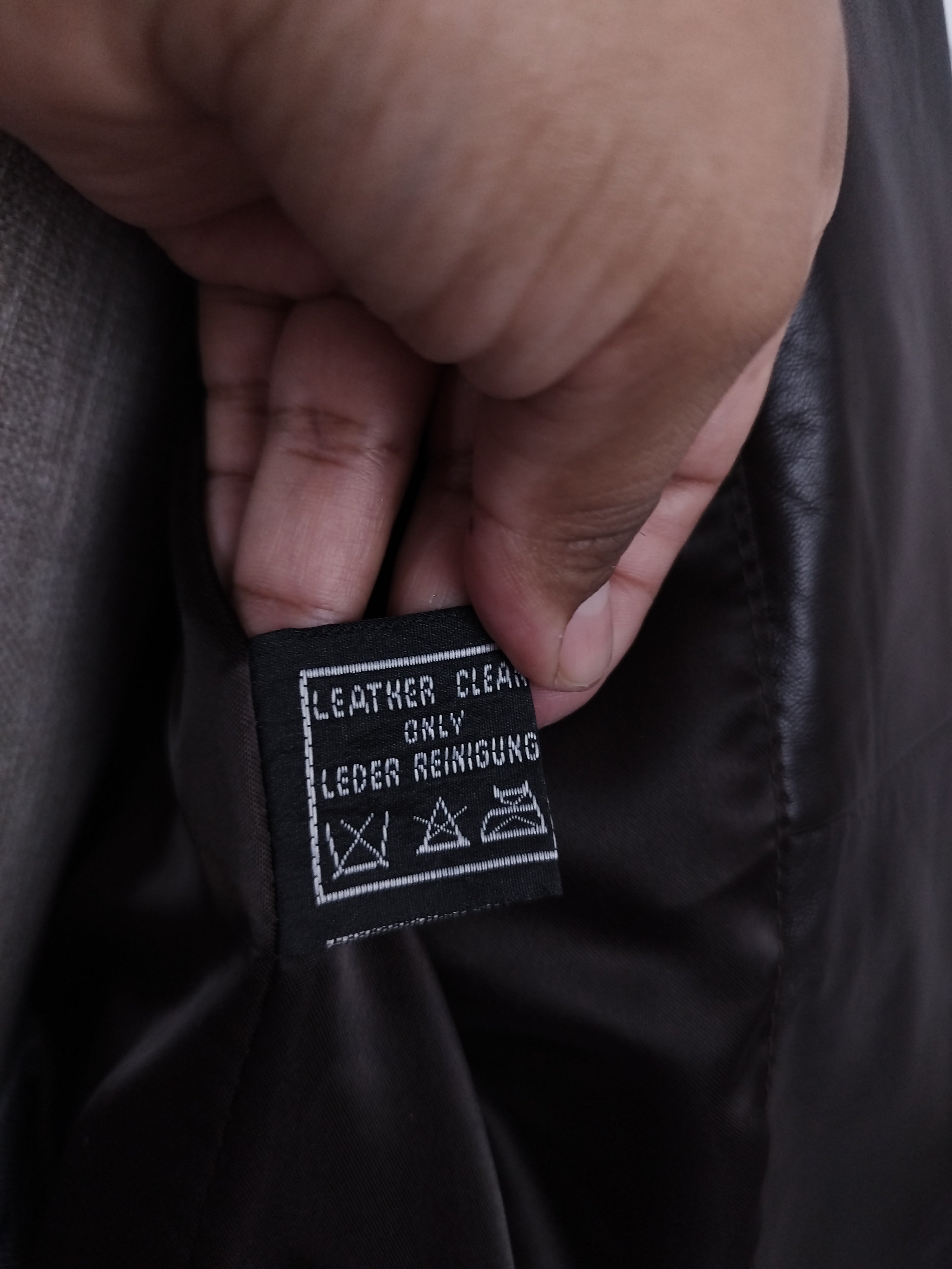 Veste de motard vintage en cuir véritable des années 90