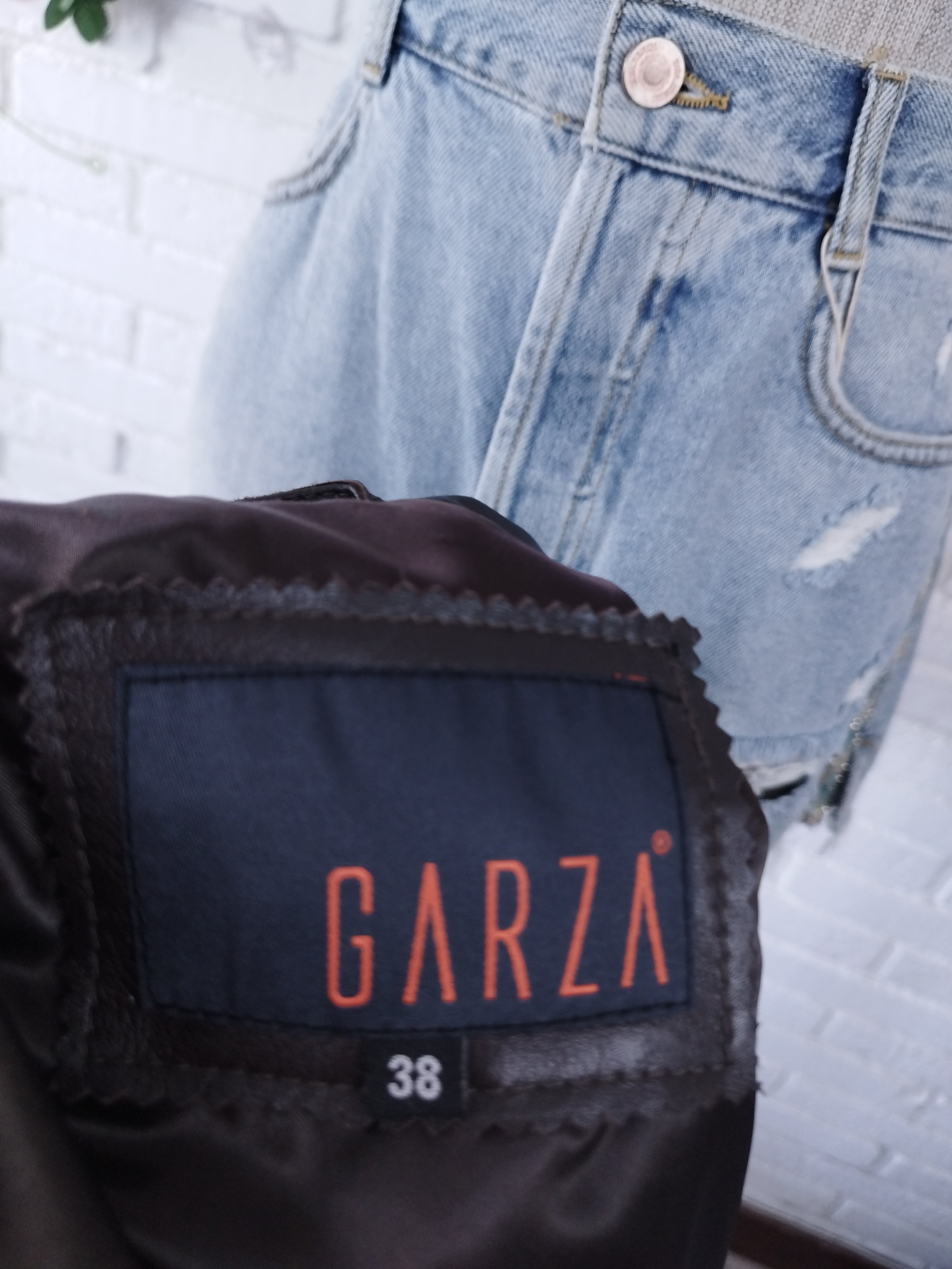 Veste de motard vintage en cuir véritable des années 90