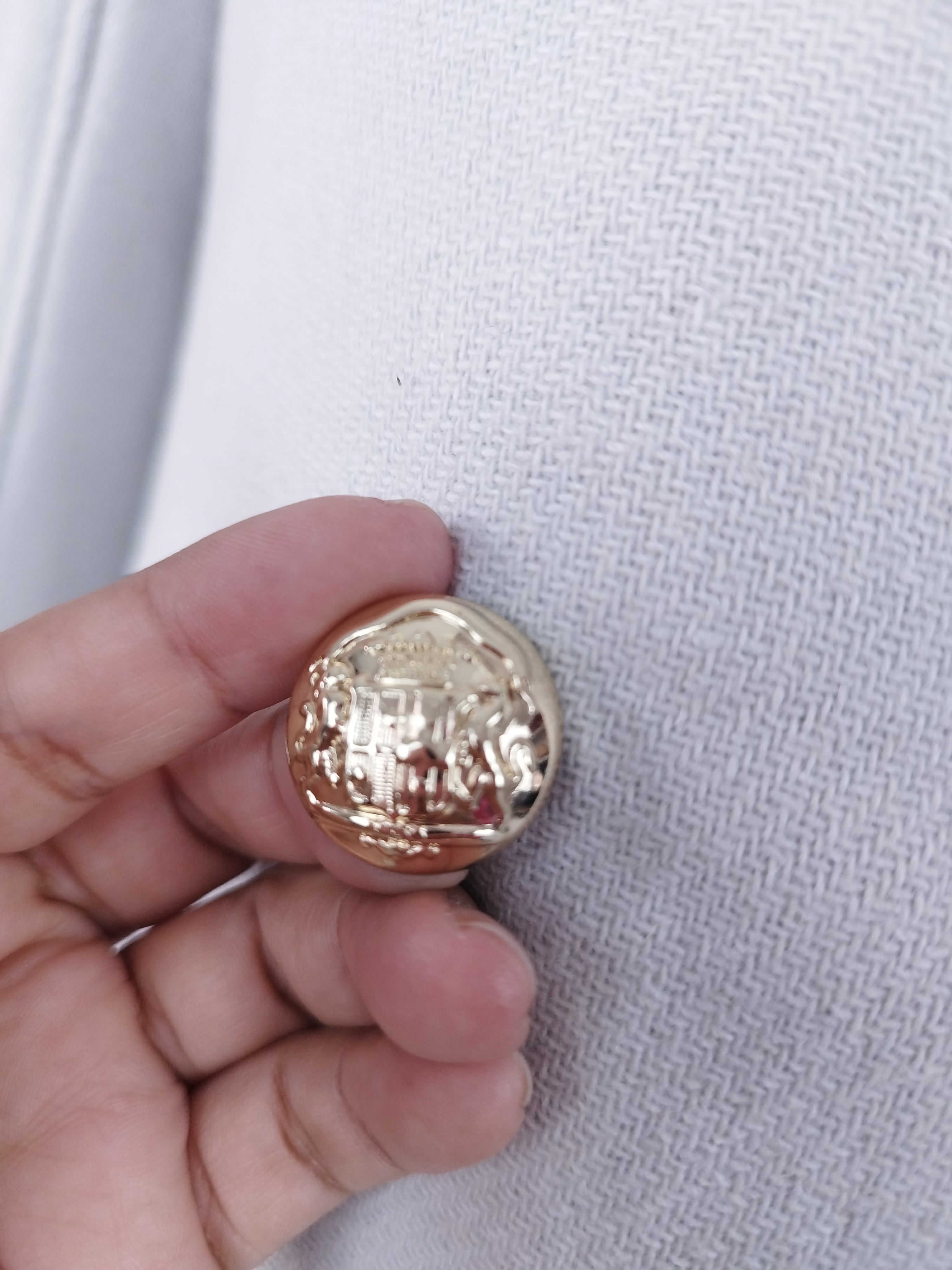 Manteau court en laine ZARA