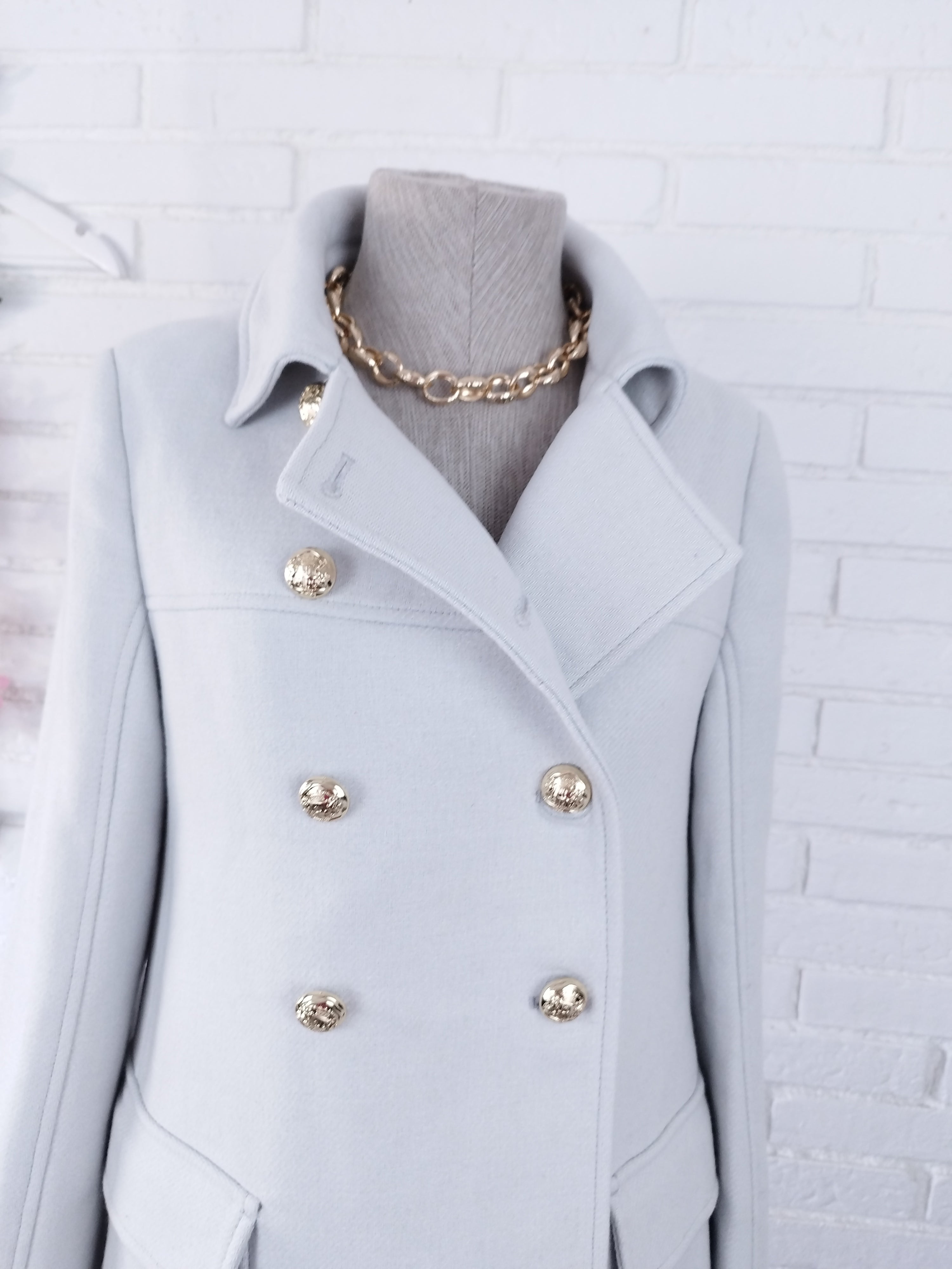 Manteau court en laine ZARA