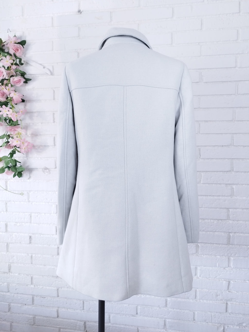 Manteau court en laine ZARA