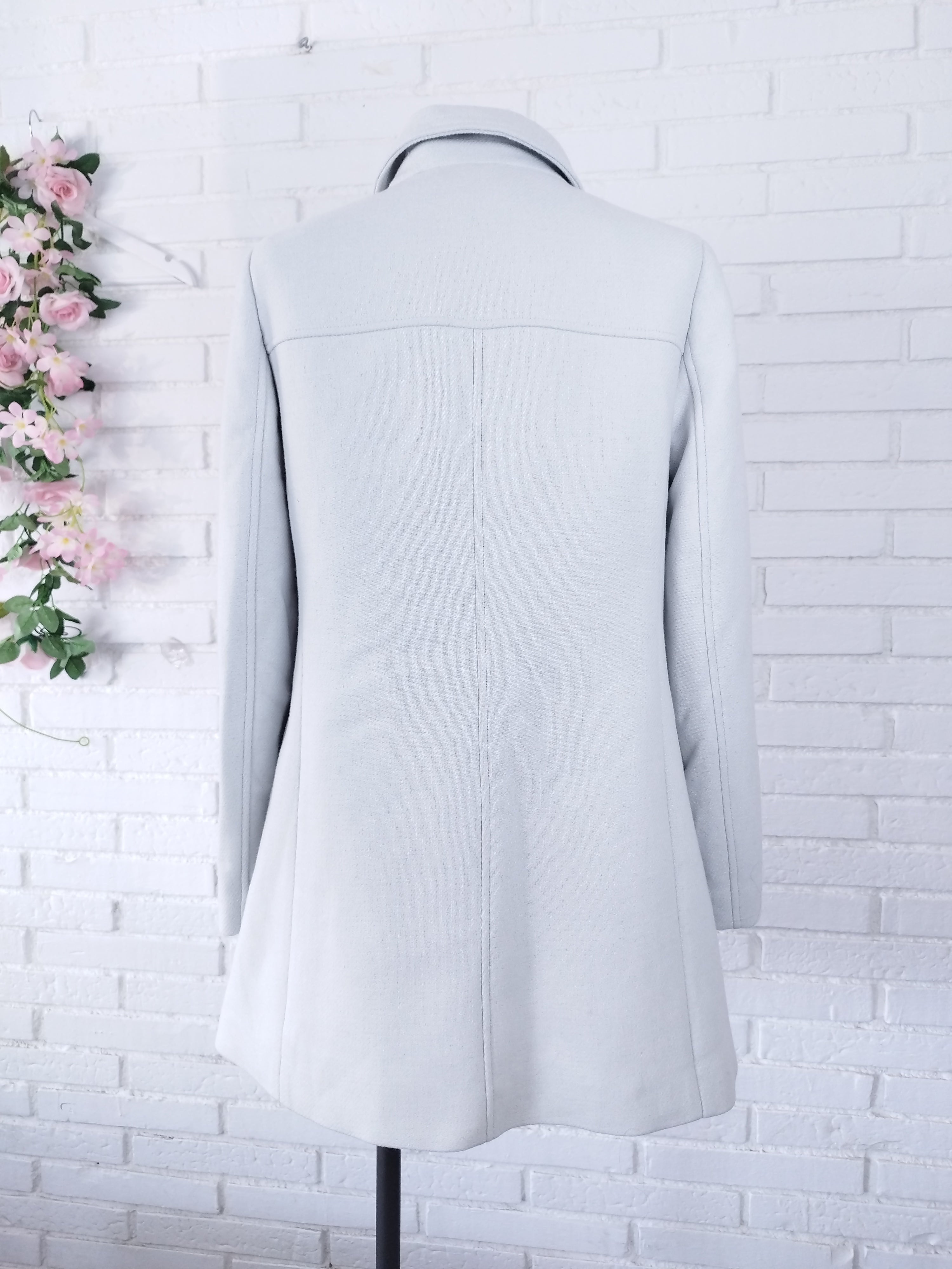 Manteau court en laine ZARA