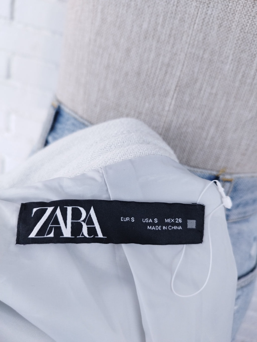 Manteau court en laine ZARA