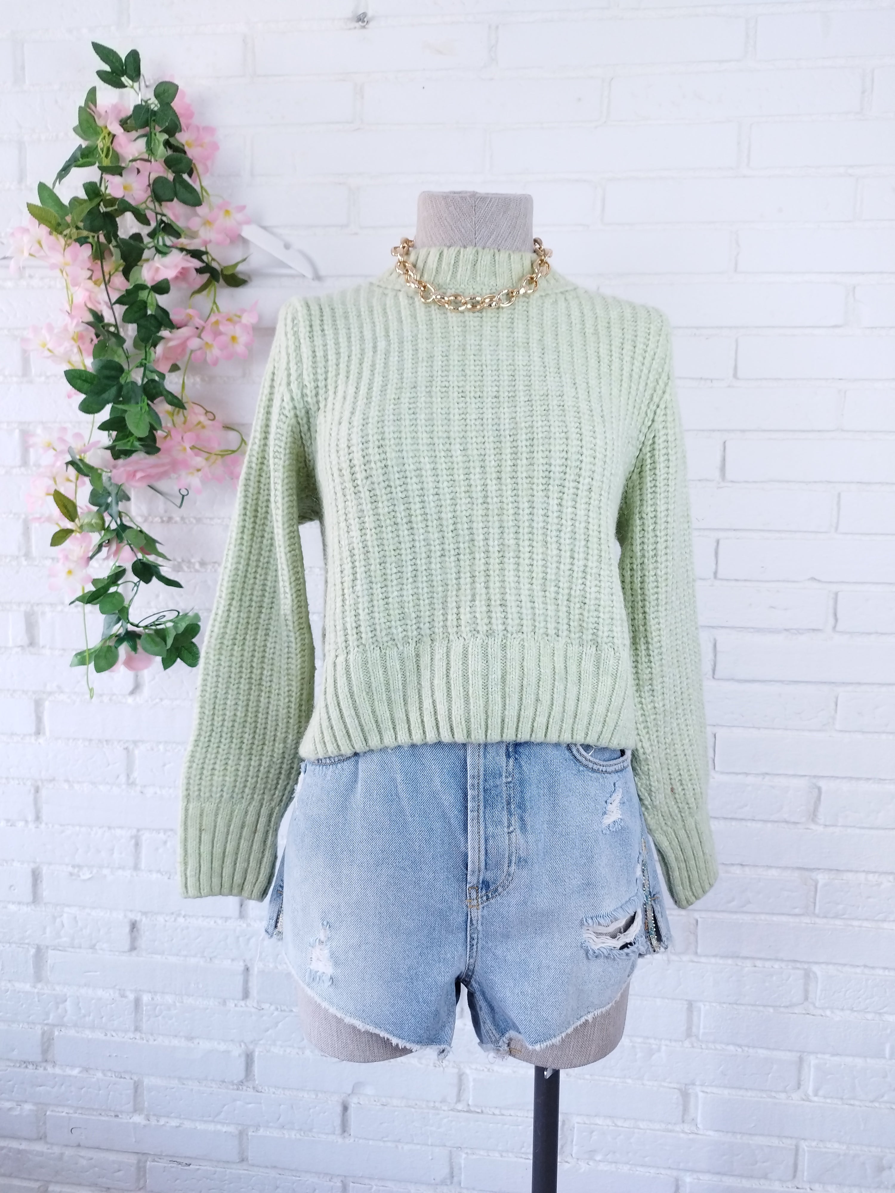 Pull en laine d'alpaga côtelée MASSIMO DUTTI