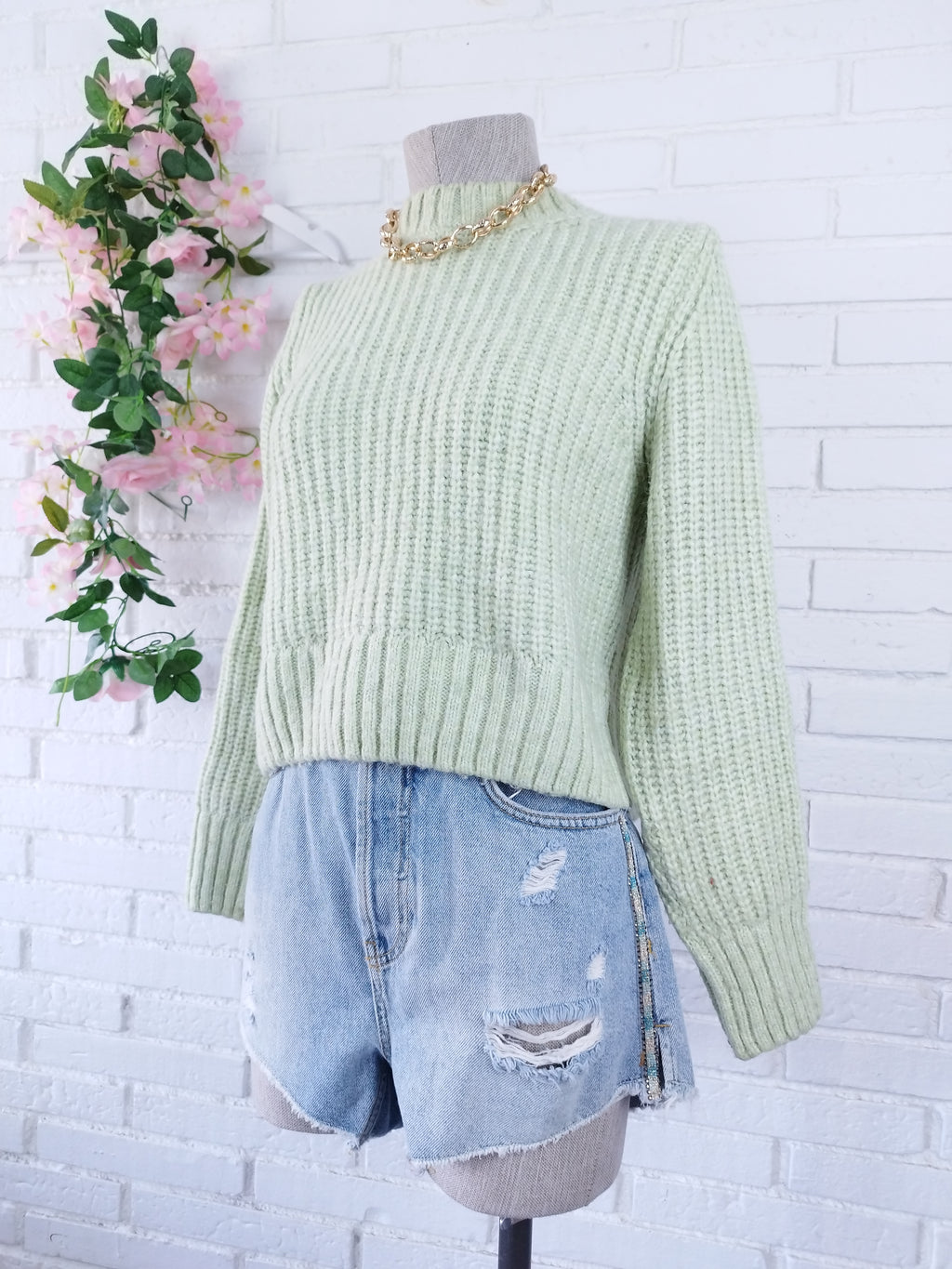 Pull en laine d'alpaga côtelée MASSIMO DUTTI