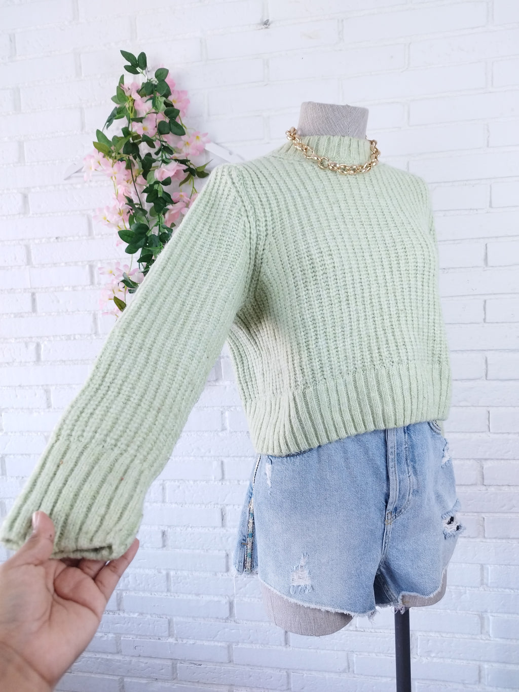 Pull en laine d'alpaga côtelée MASSIMO DUTTI