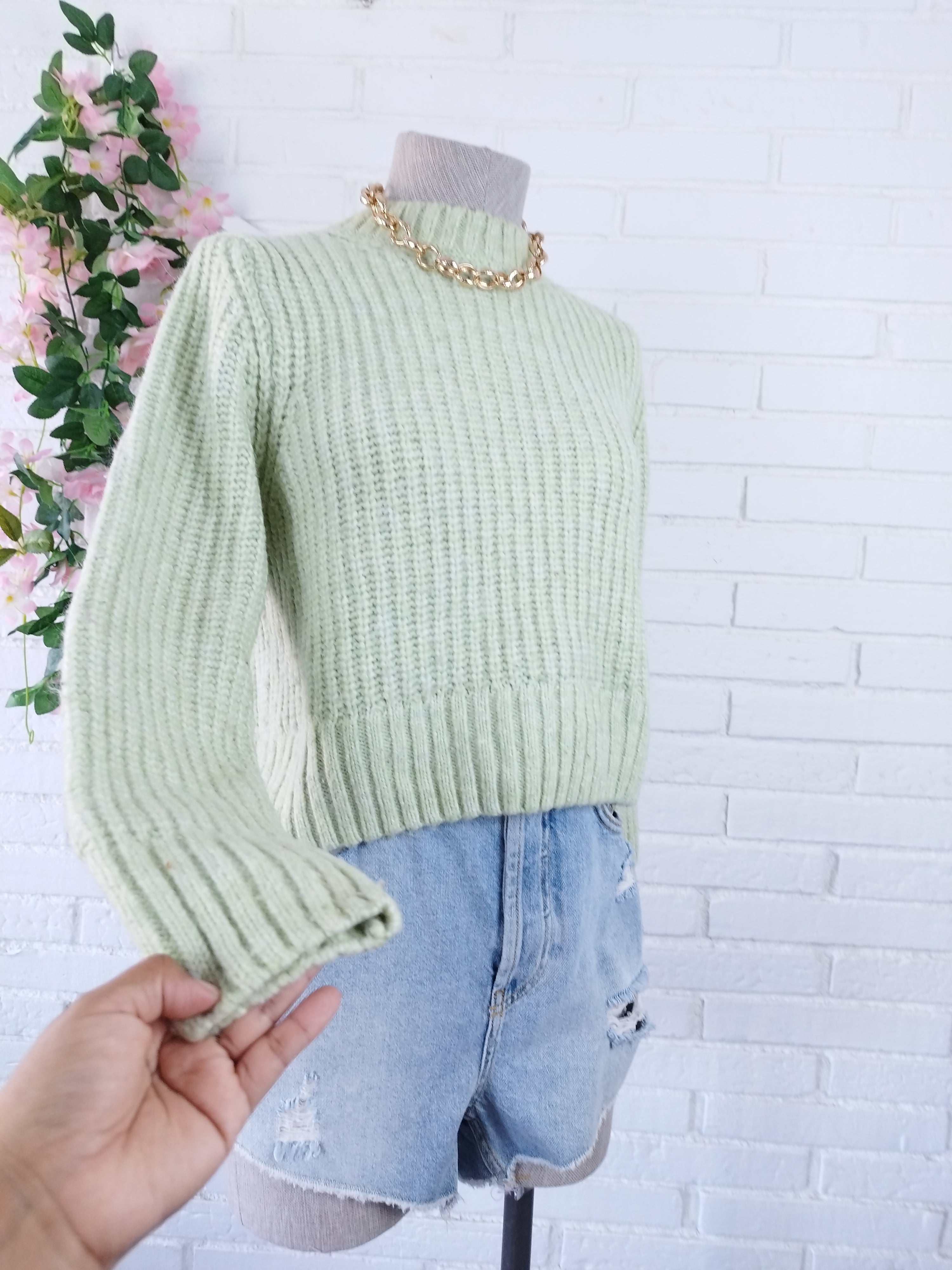 Pull en laine d'alpaga côtelée MASSIMO DUTTI