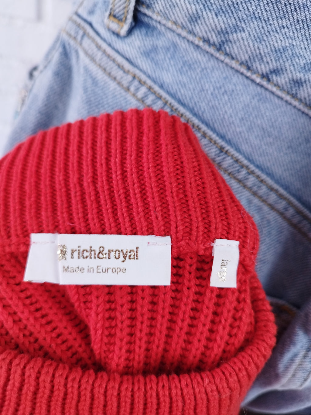 Jersey de coton côtelé RICH &amp; ROYAL