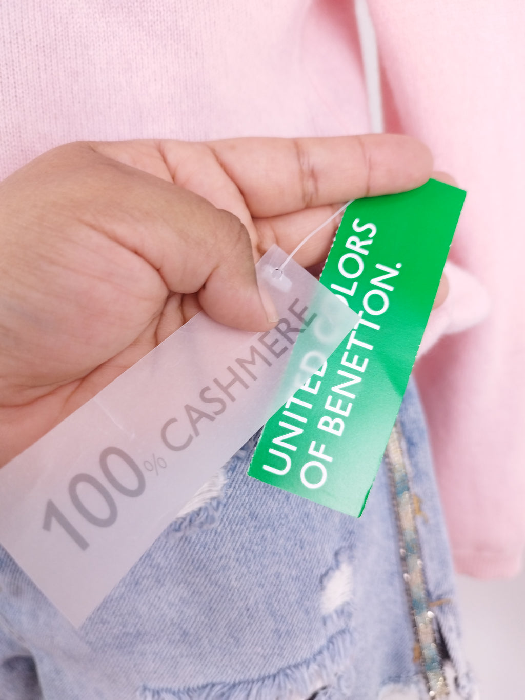 Pull UNITED COLORS OF BENETTON 100% Cachemire