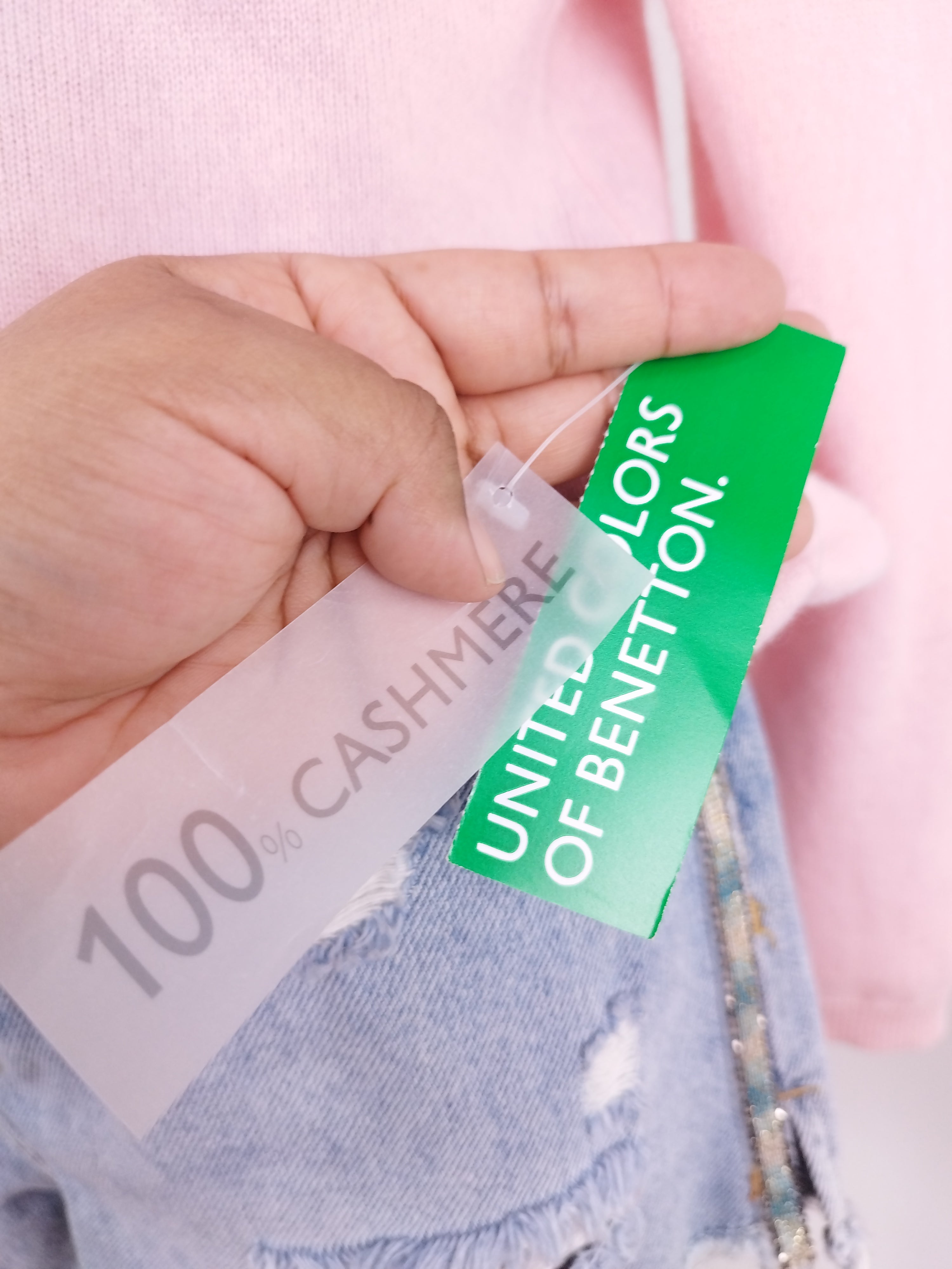 Pull UNITED COLORS OF BENETTON 100% Cachemire