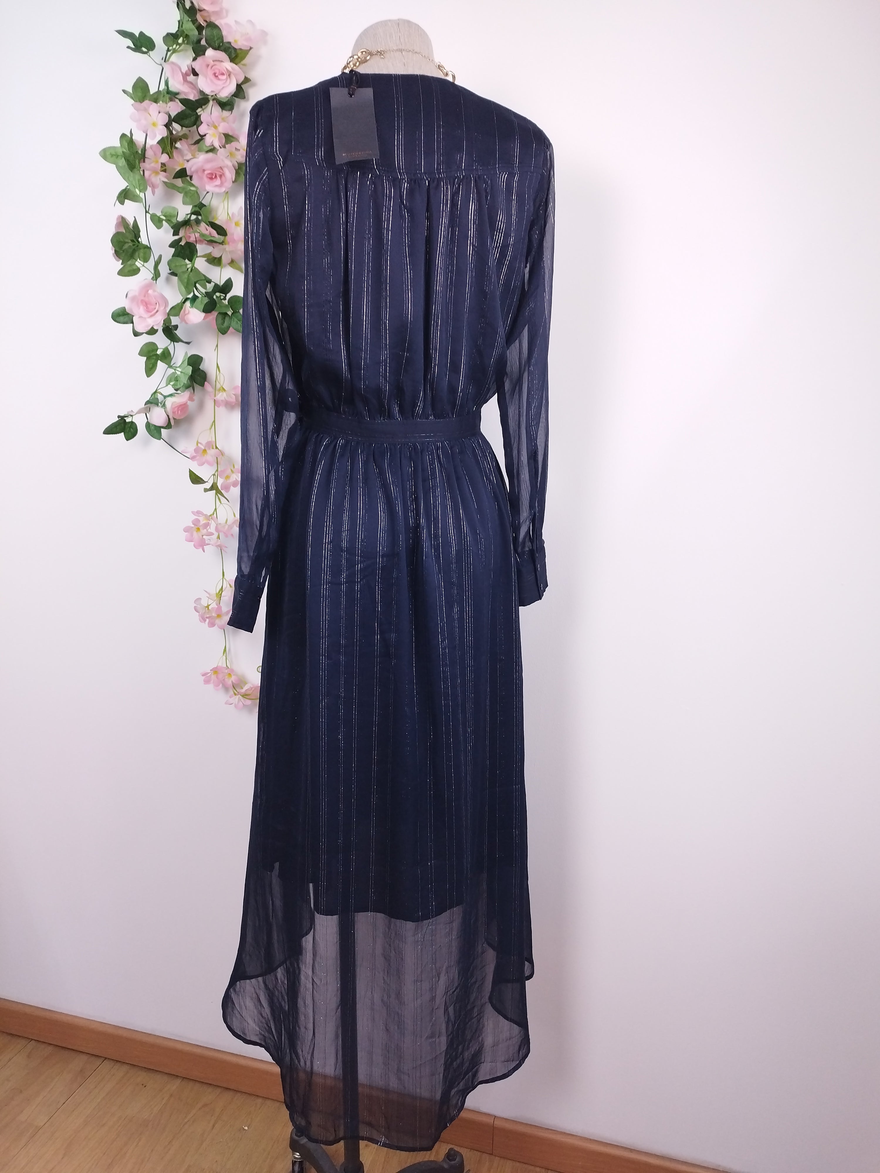 Robe de soirée SCOTCH &amp; SODA, coupe portefeuille asymétrique