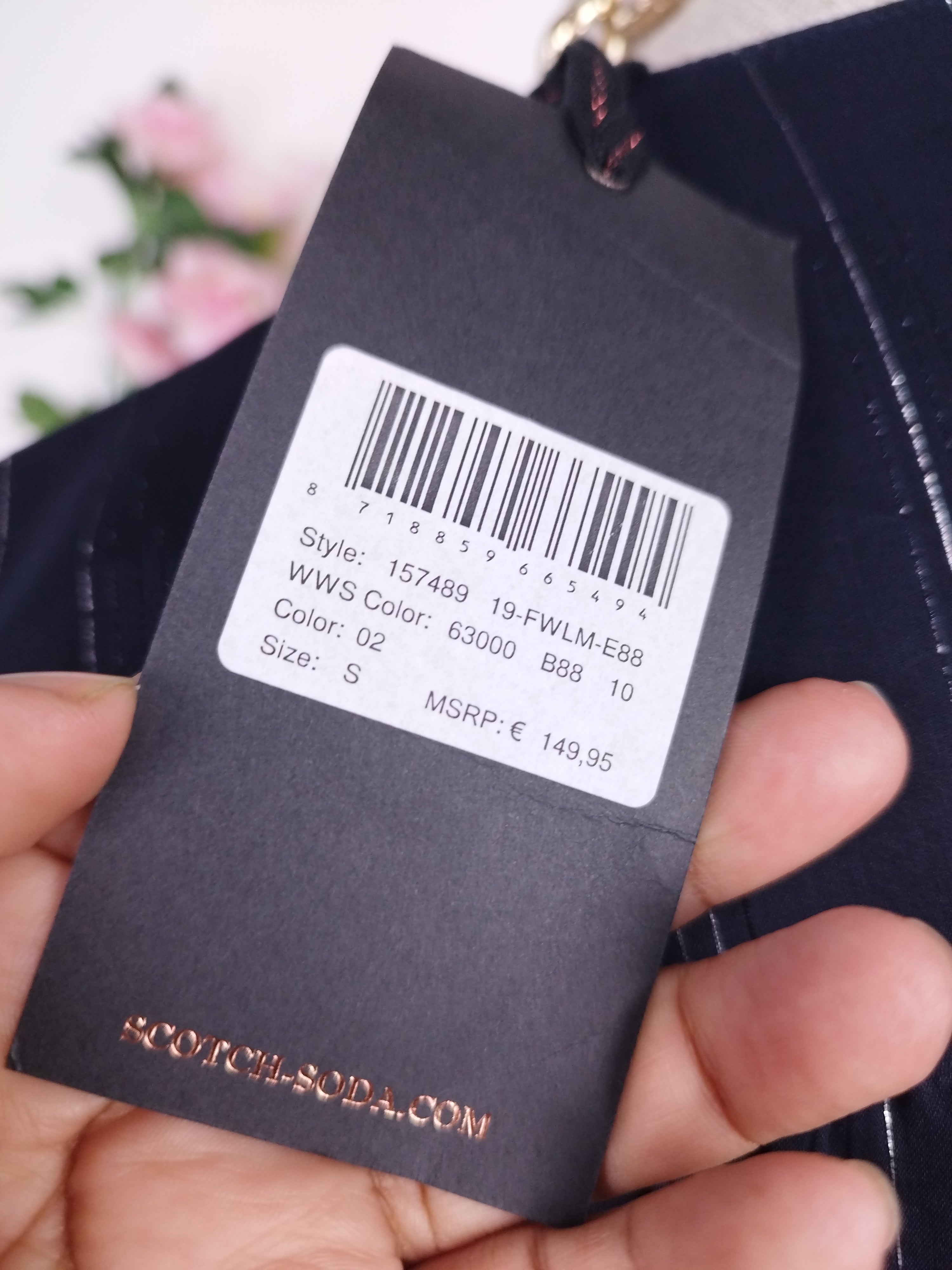 Robe de soirée SCOTCH &amp; SODA, coupe portefeuille asymétrique