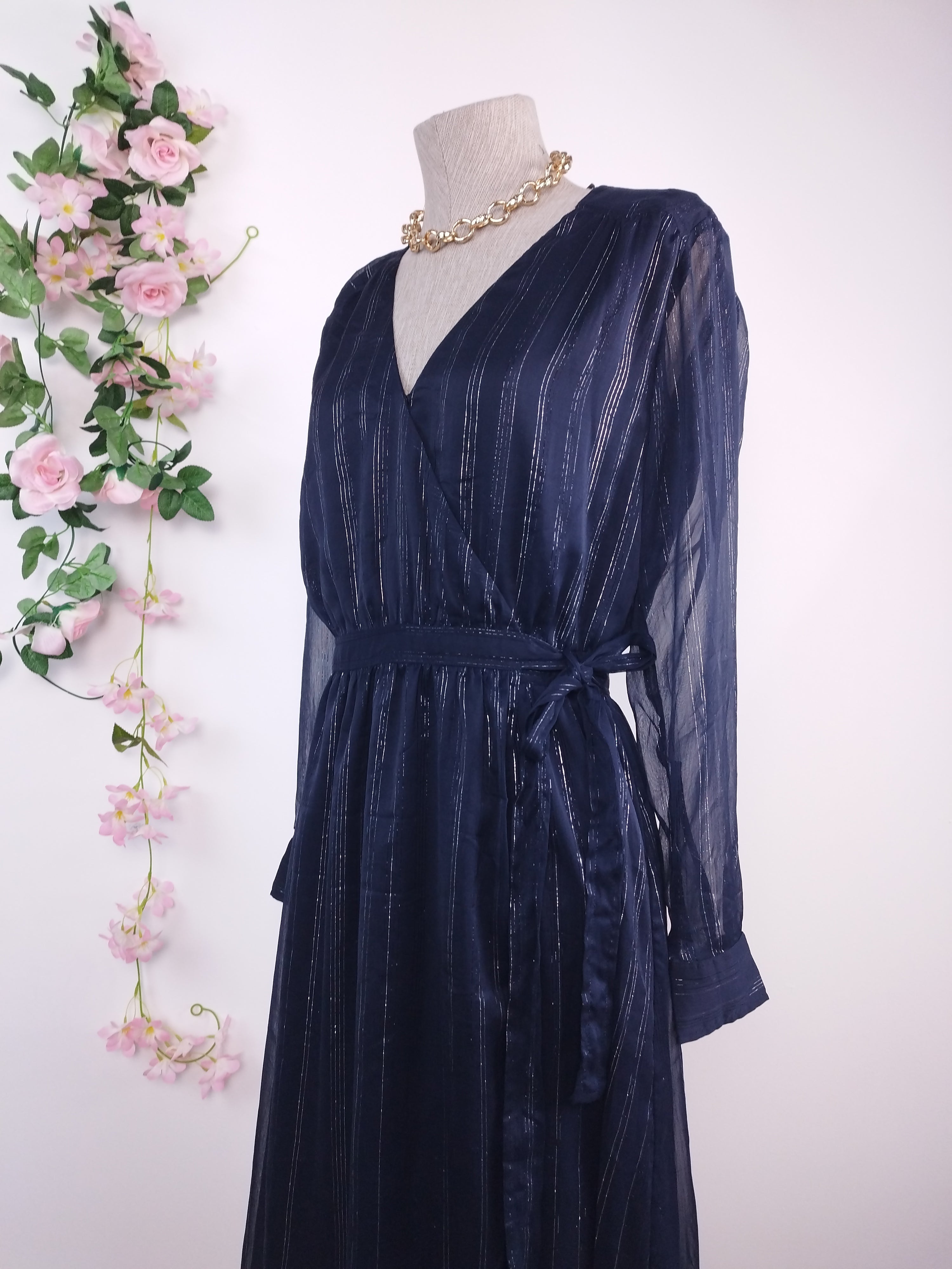 Robe de soirée SCOTCH &amp; SODA, coupe portefeuille asymétrique