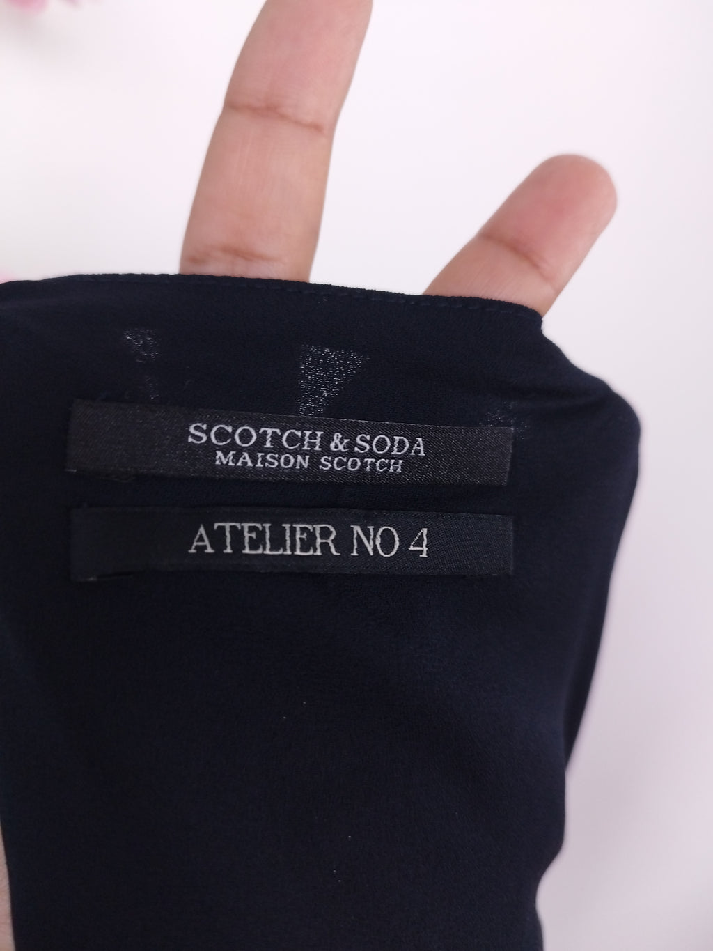 Robe de soirée SCOTCH &amp; SODA, coupe portefeuille asymétrique