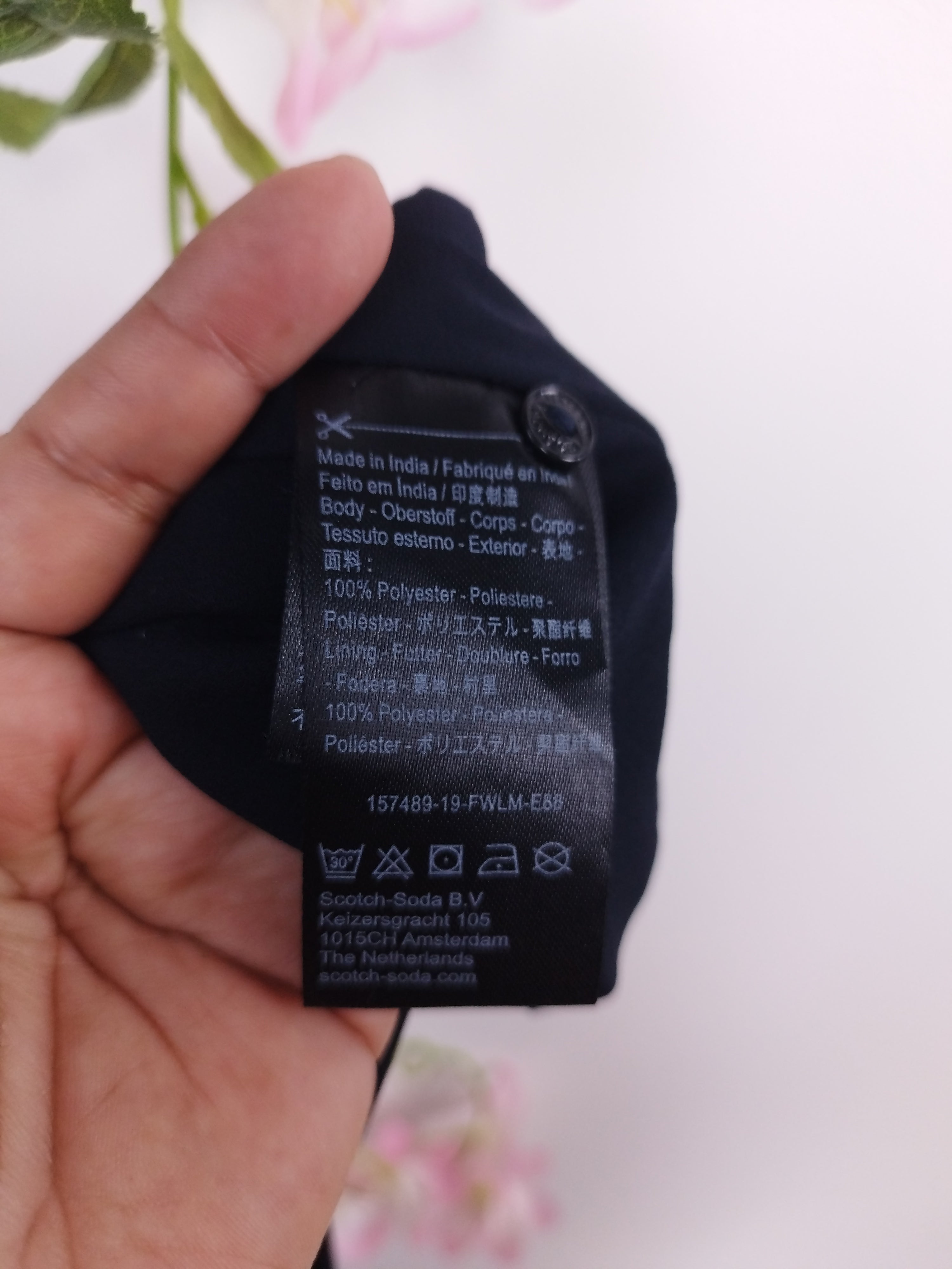 Robe de soirée SCOTCH &amp; SODA, coupe portefeuille asymétrique