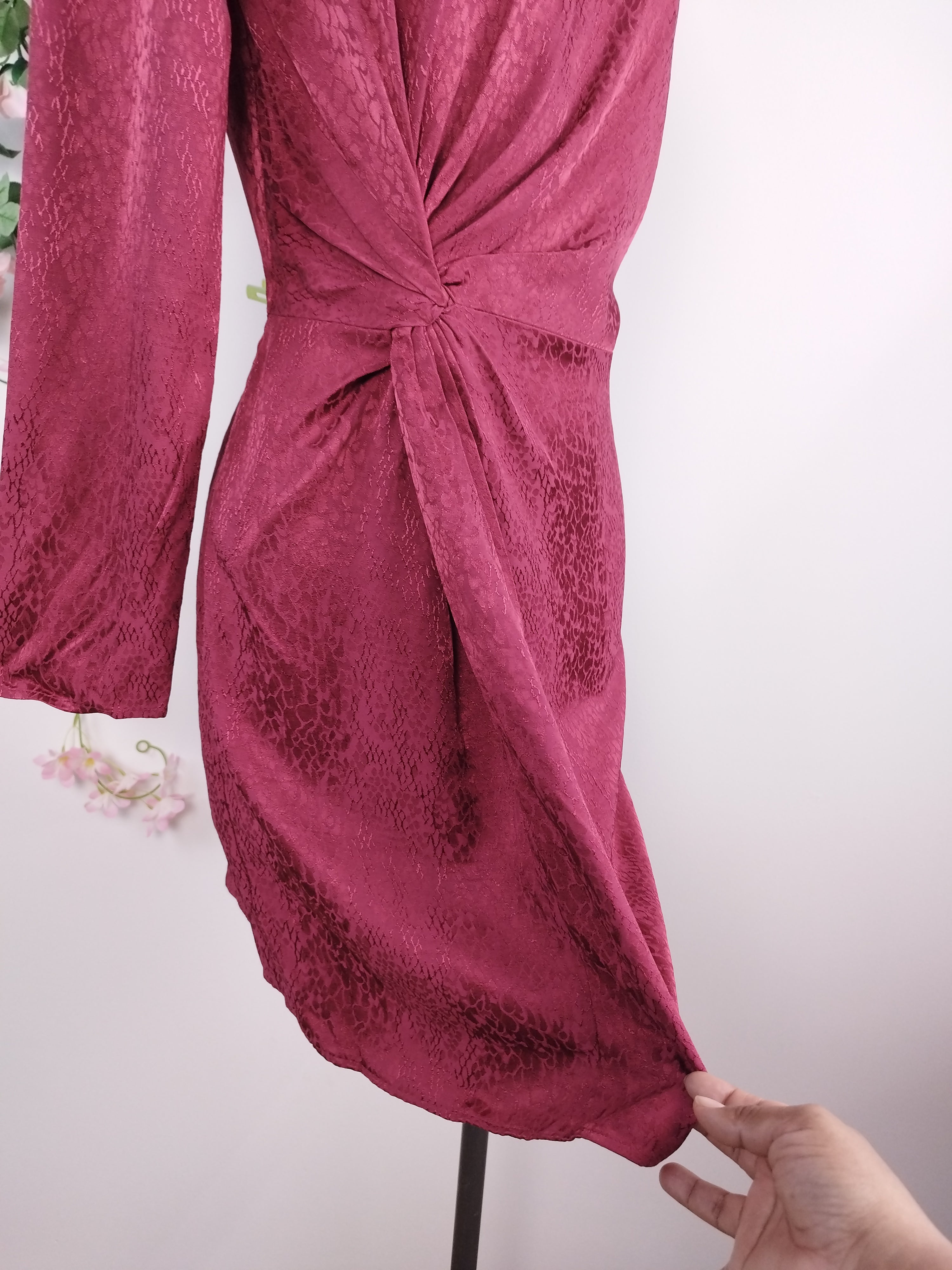 &amp; AUTRES HISTOIRES Robe de soirée courte froncée