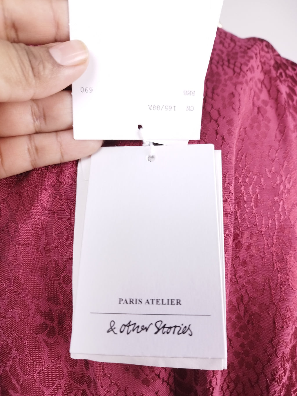 &amp; AUTRES HISTOIRES Robe de soirée courte froncée