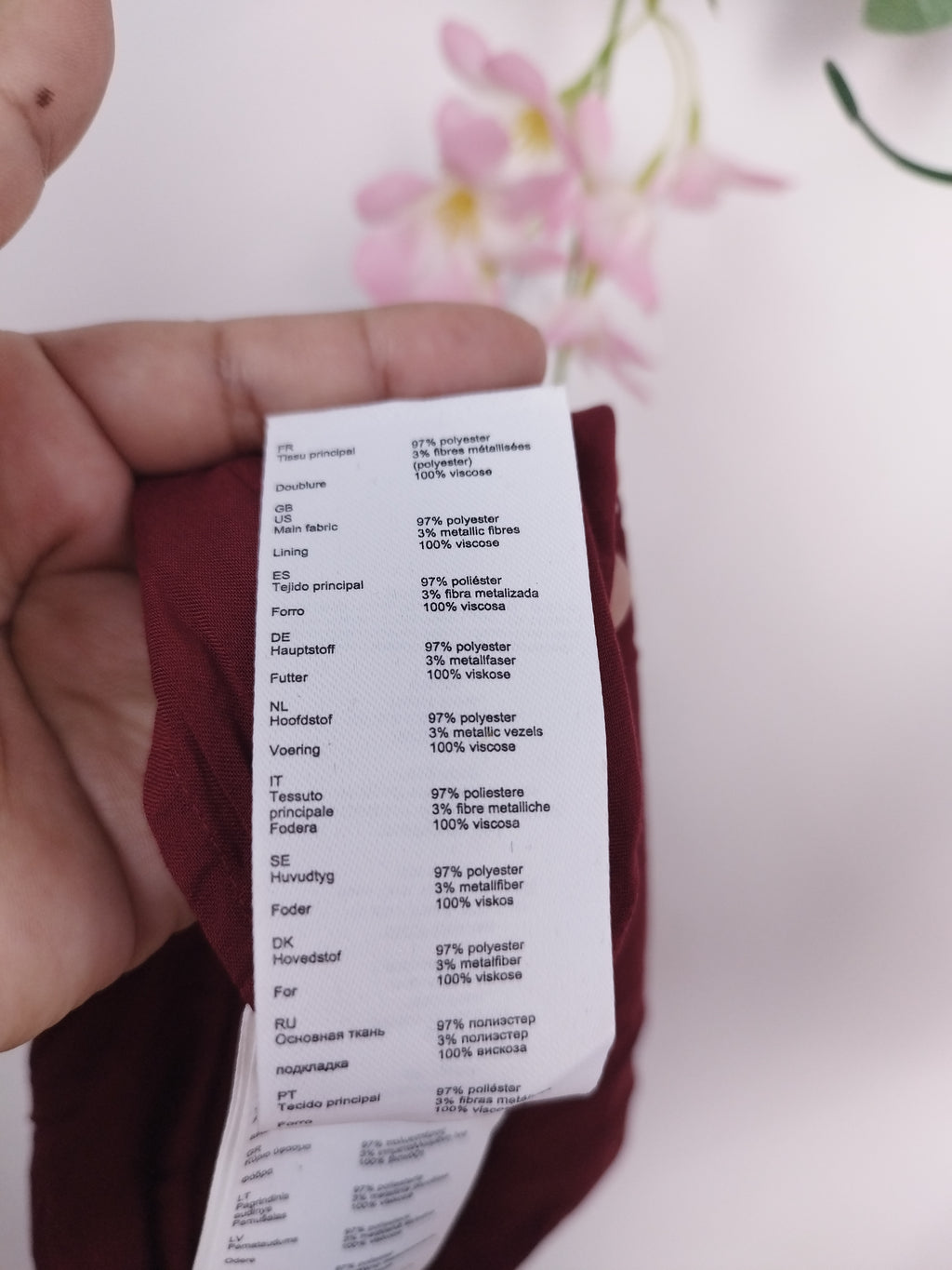 Jupe midi MAJE avec fils métalliques