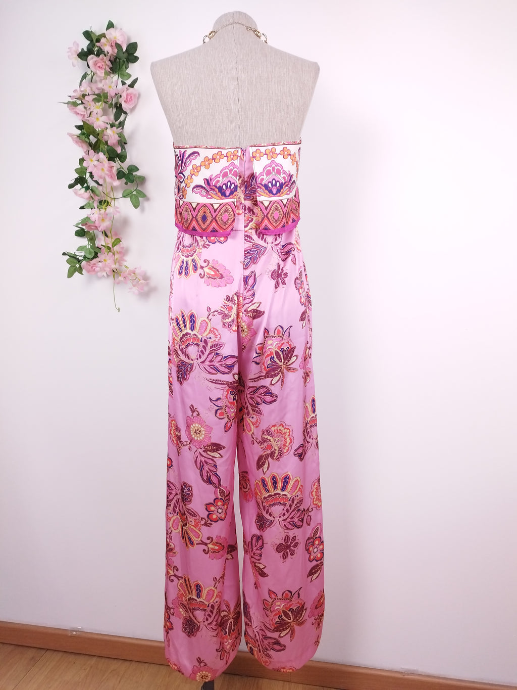 Mono ZARA Largo Satinado elegante Fiesta