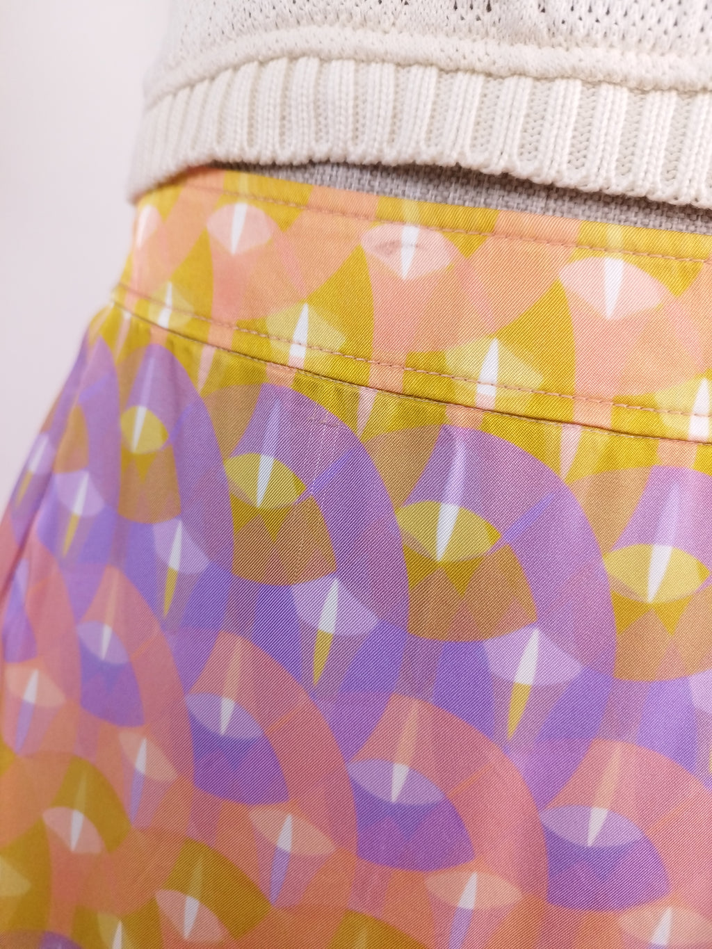 Jupe midi satinée style Ibiza SANDRO