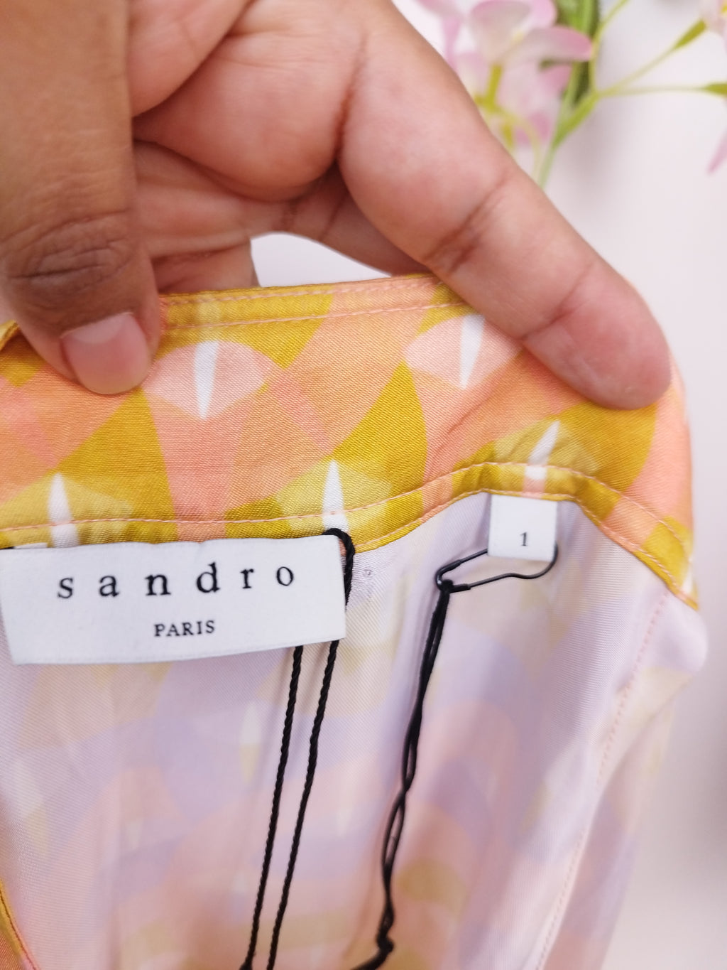 Jupe midi satinée style Ibiza SANDRO