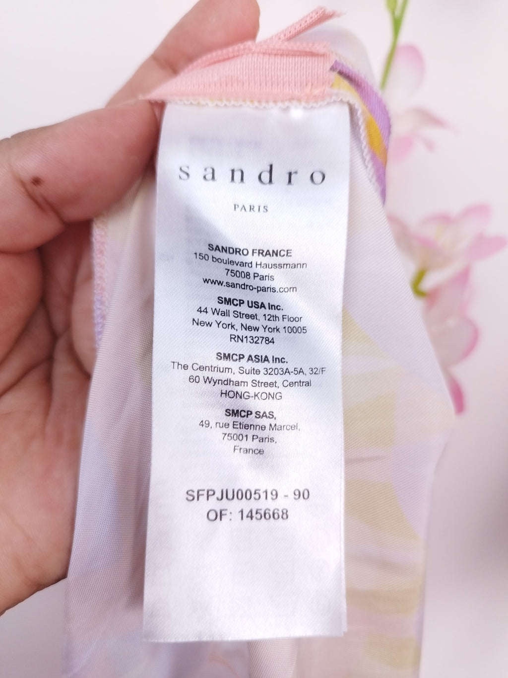 Jupe midi satinée style Ibiza SANDRO