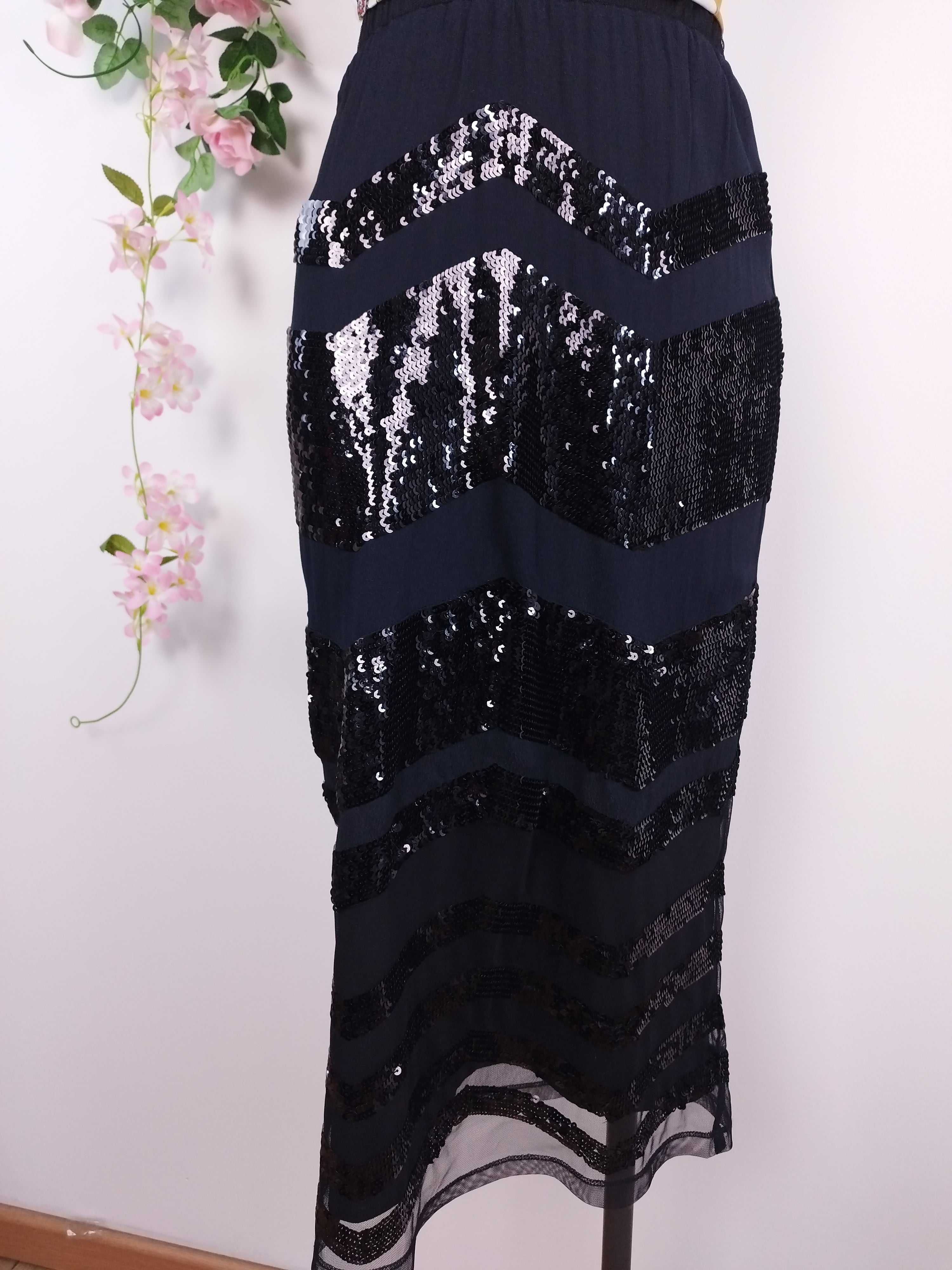 Ensemble jupe de soirée à sequins