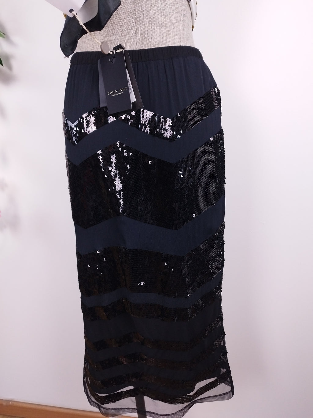 Ensemble jupe de soirée à sequins