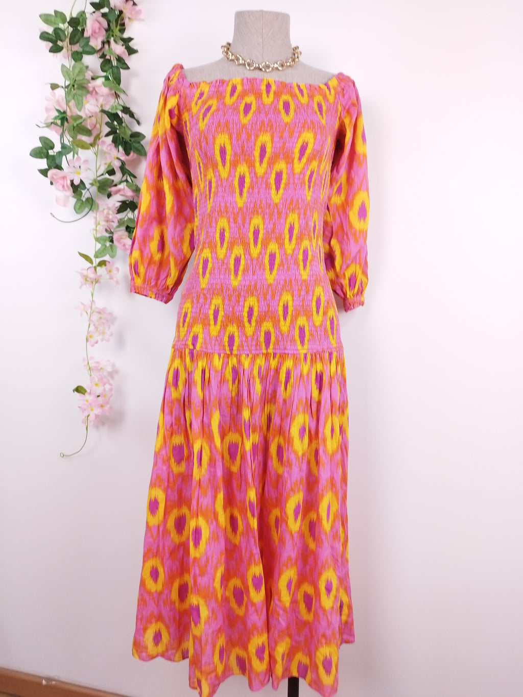 Robe longue d'été ZARA 100% coton