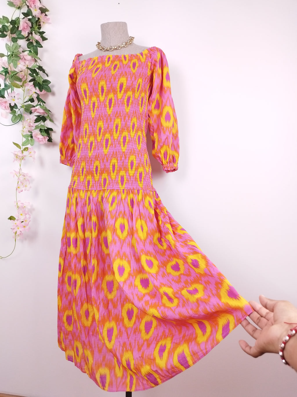 Robe longue d'été ZARA 100% coton