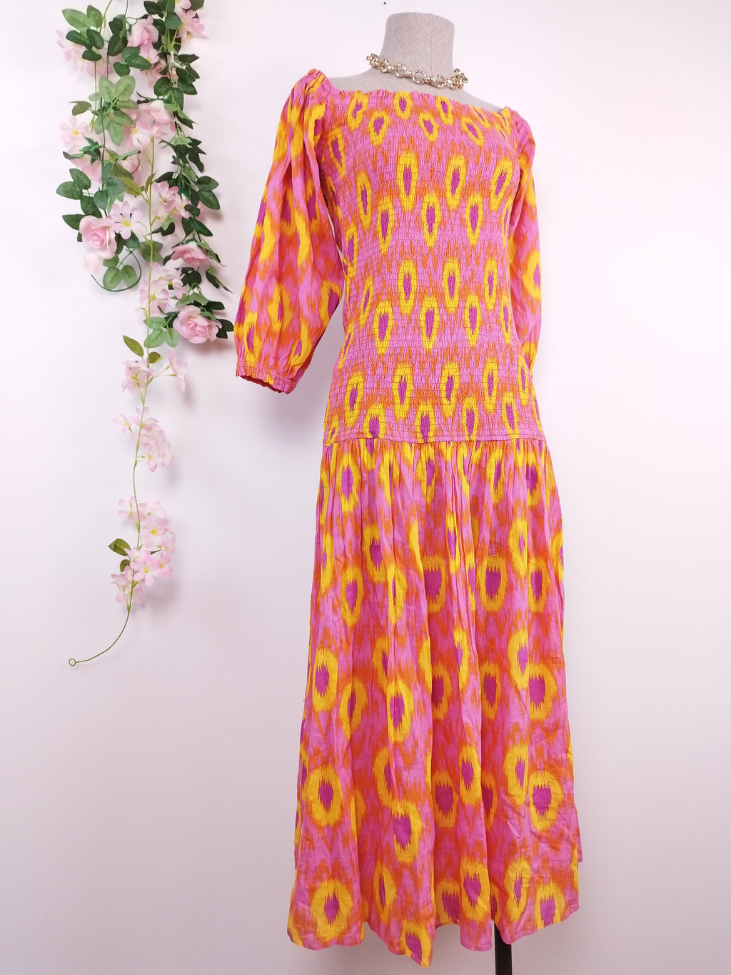 Robe longue d'été ZARA 100% coton