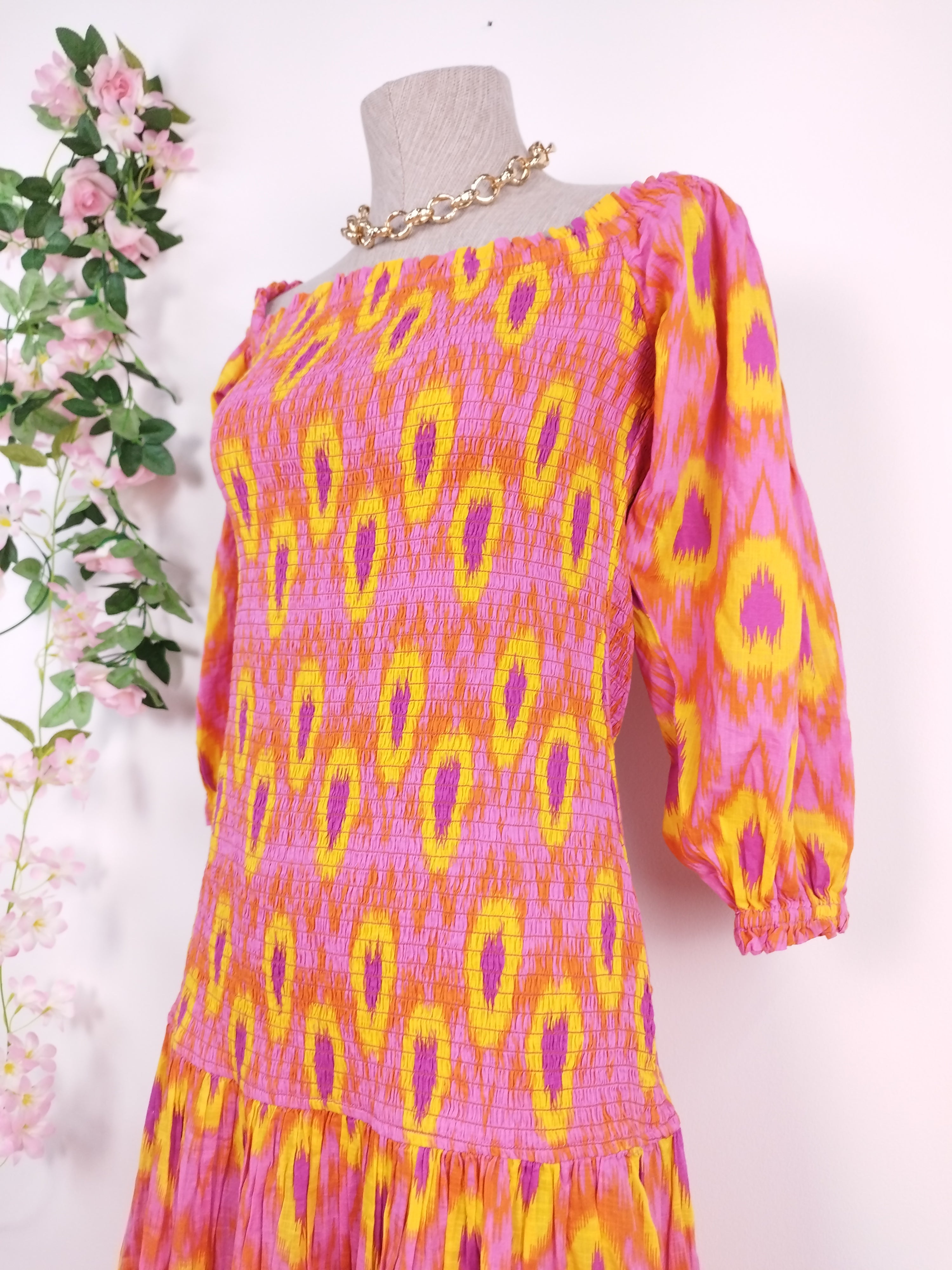 Robe longue d'été ZARA 100% coton