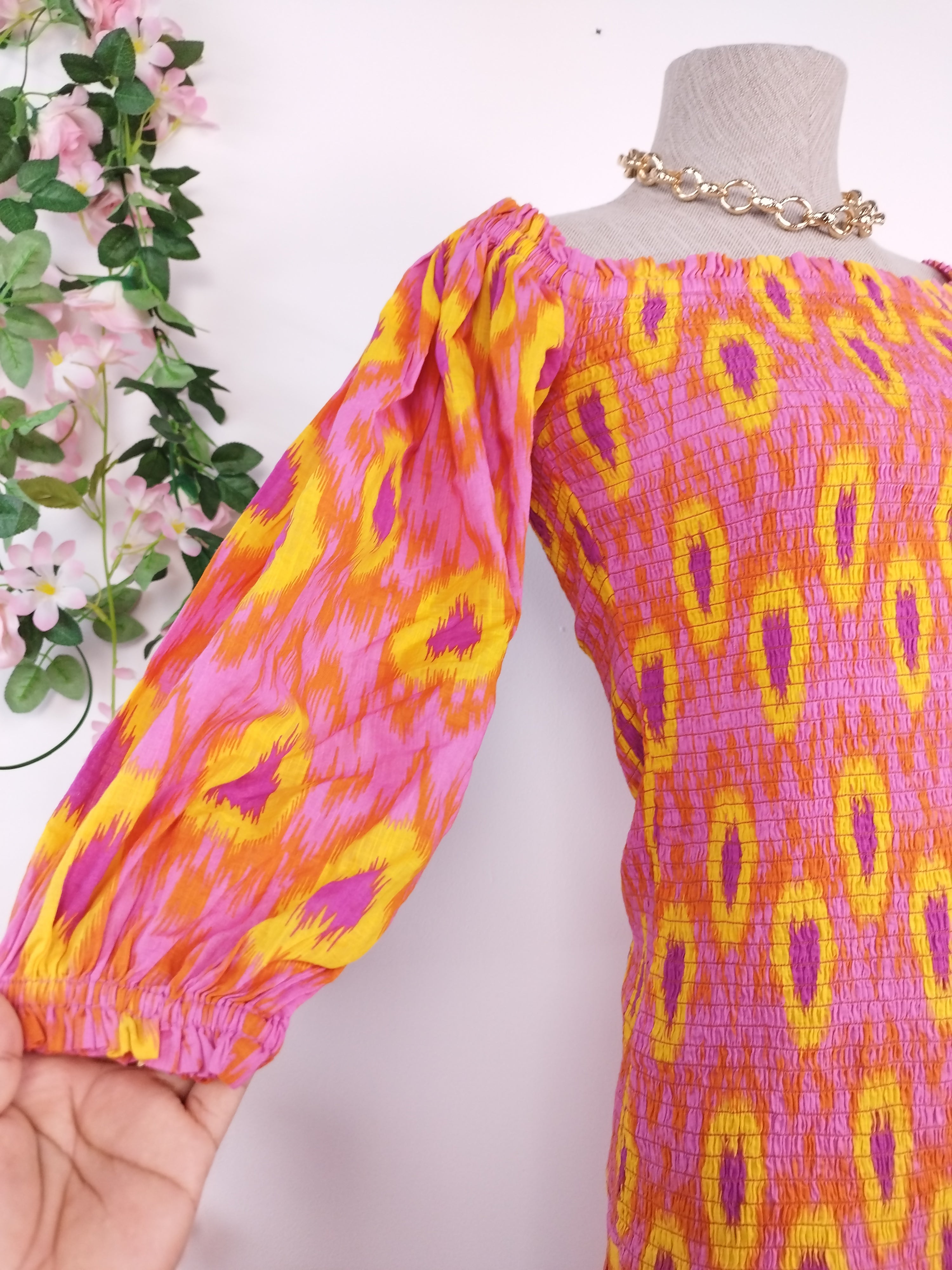 Robe longue d'été ZARA 100% coton