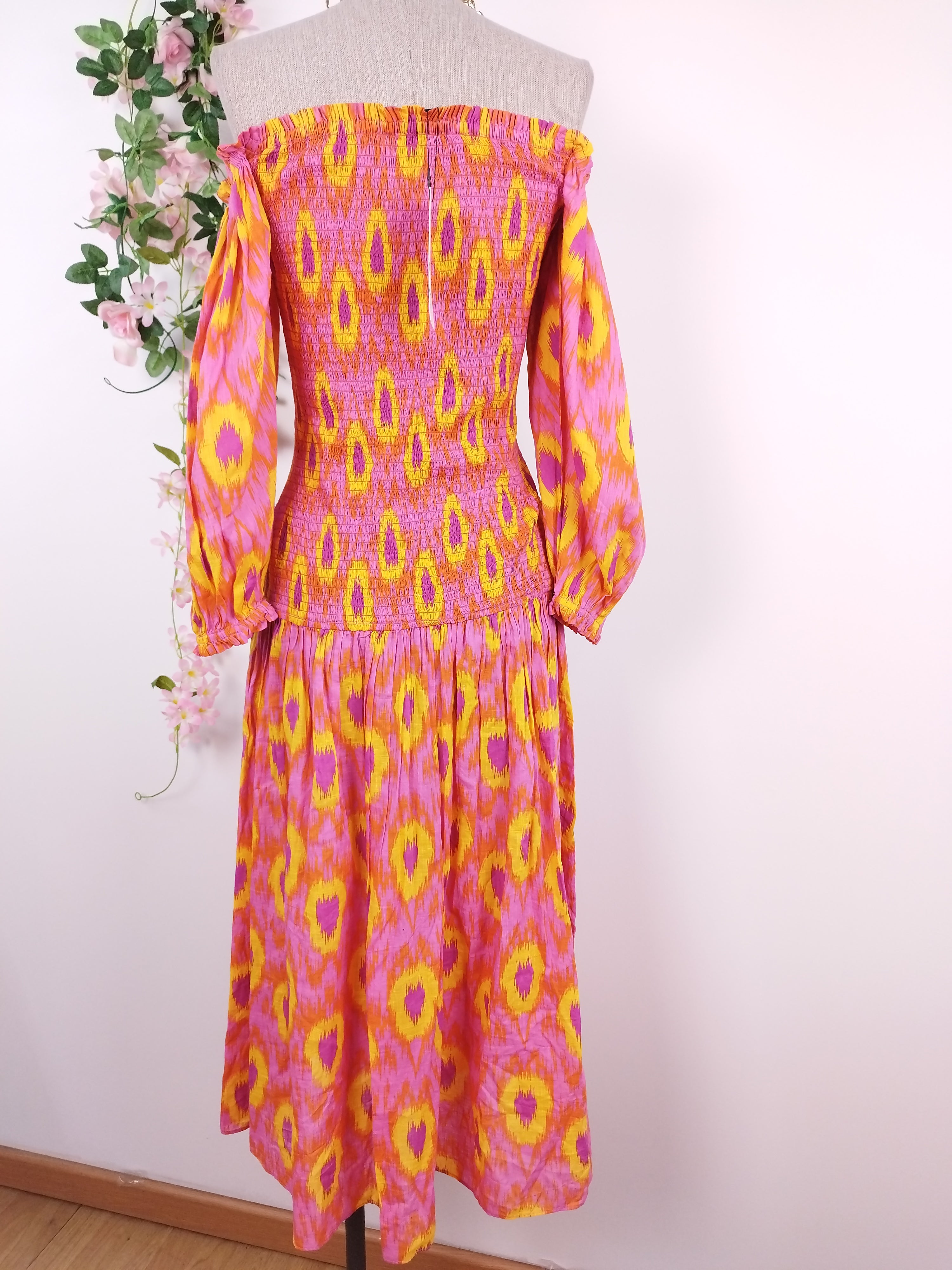 Robe longue d'été ZARA 100% coton