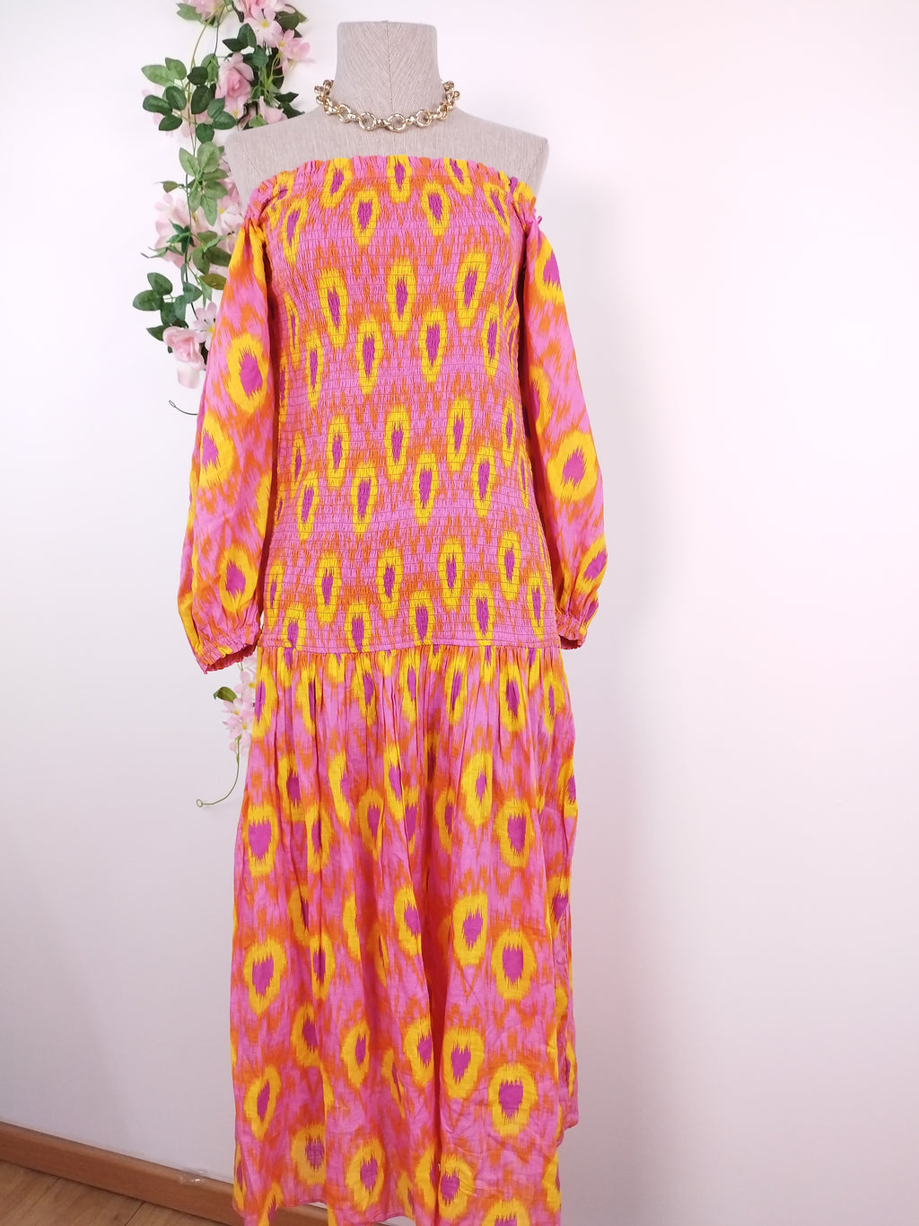 Robe longue d'été ZARA 100% coton